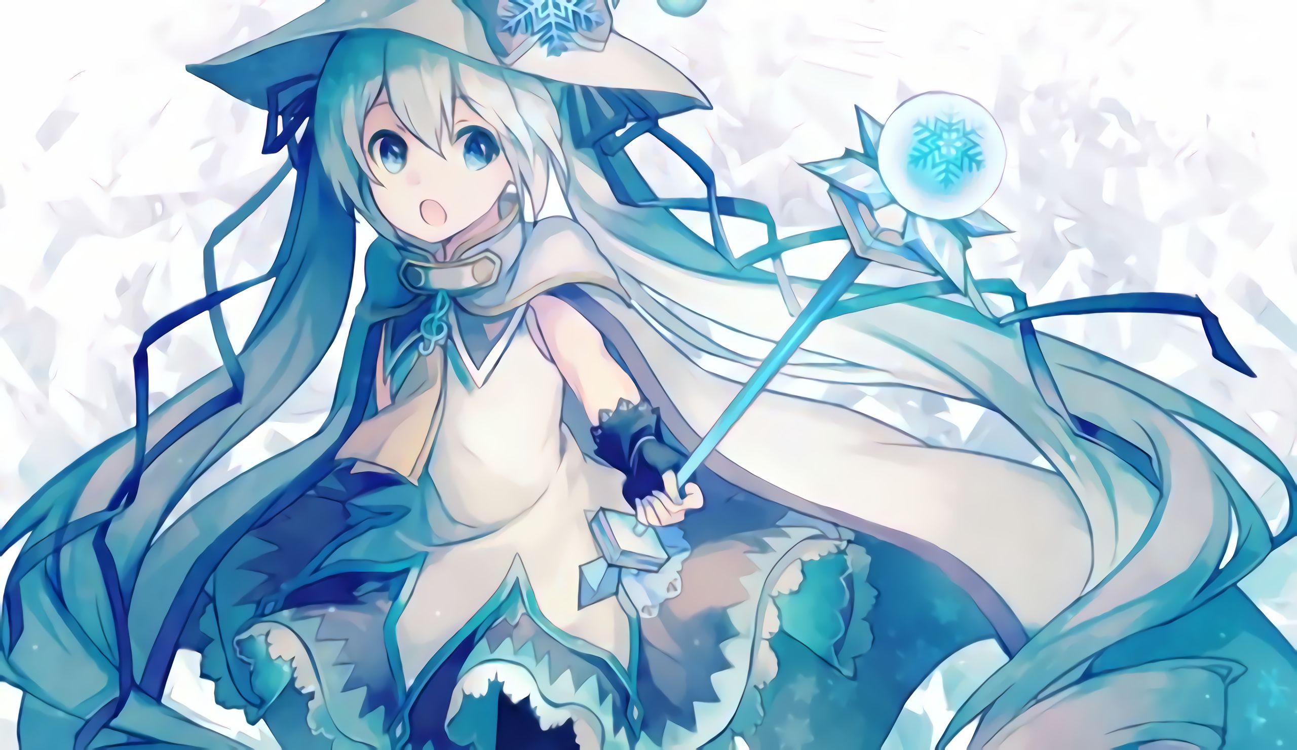 Handy-Wallpaper Vocaloid, Blaue Haare, Hatsune Miku, Animes, Lange Haare kostenlos herunterladen.