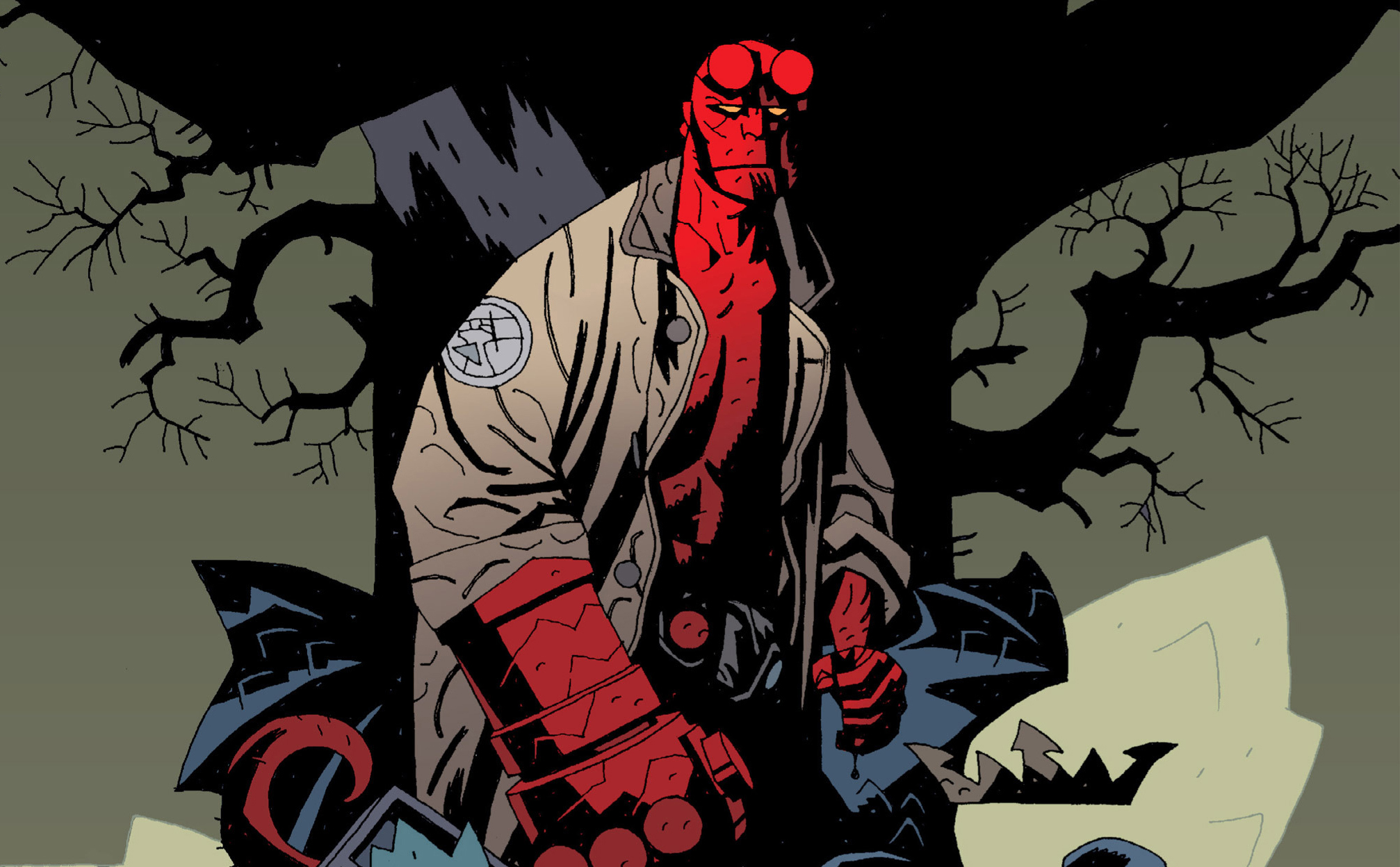 Baixar papel de parede para celular de História Em Quadrinhos, Hellboy gratuito.