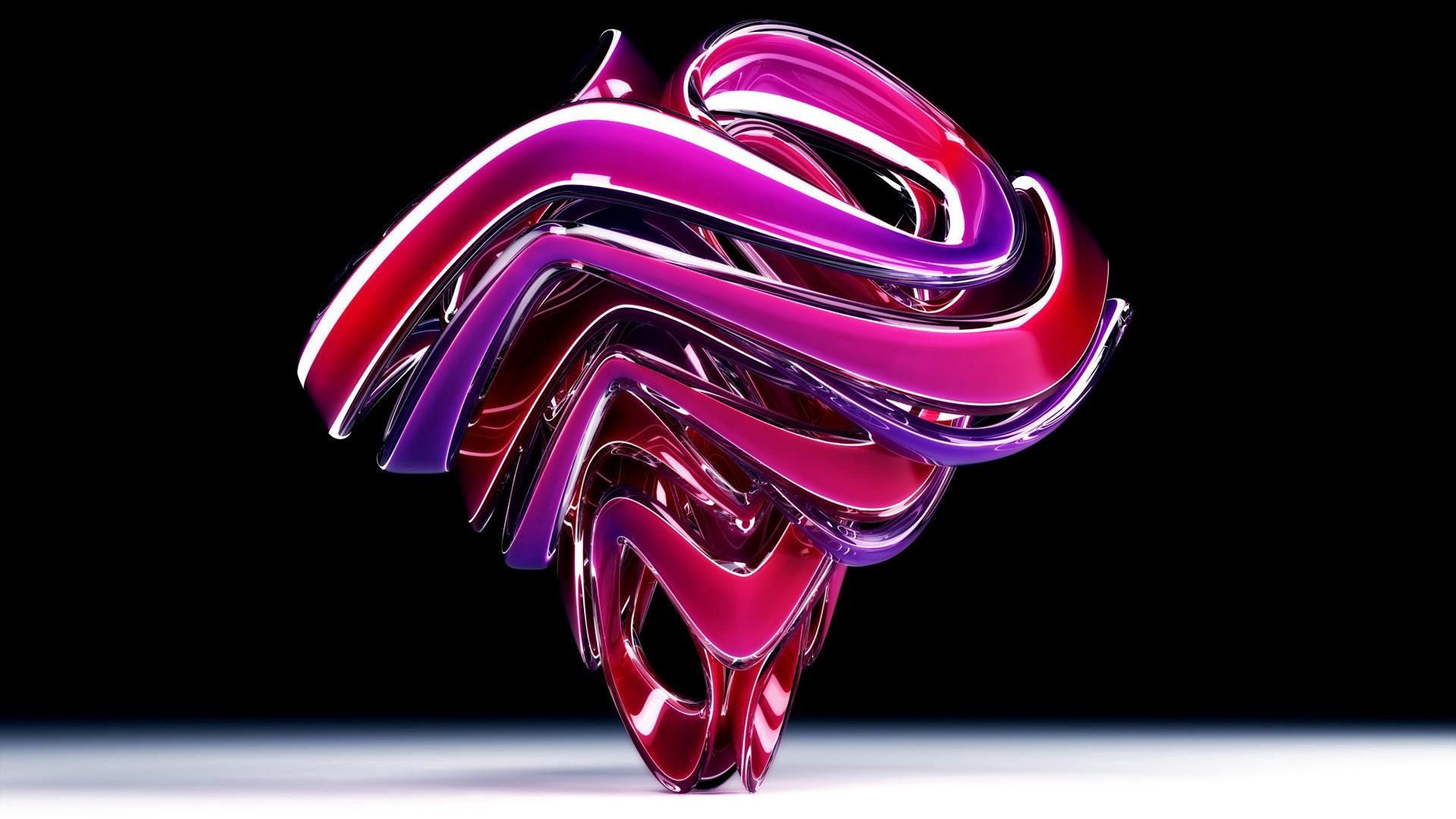 Free download wallpaper Light, Form, Light Coloured, Figurine, 3D on your PC desktop