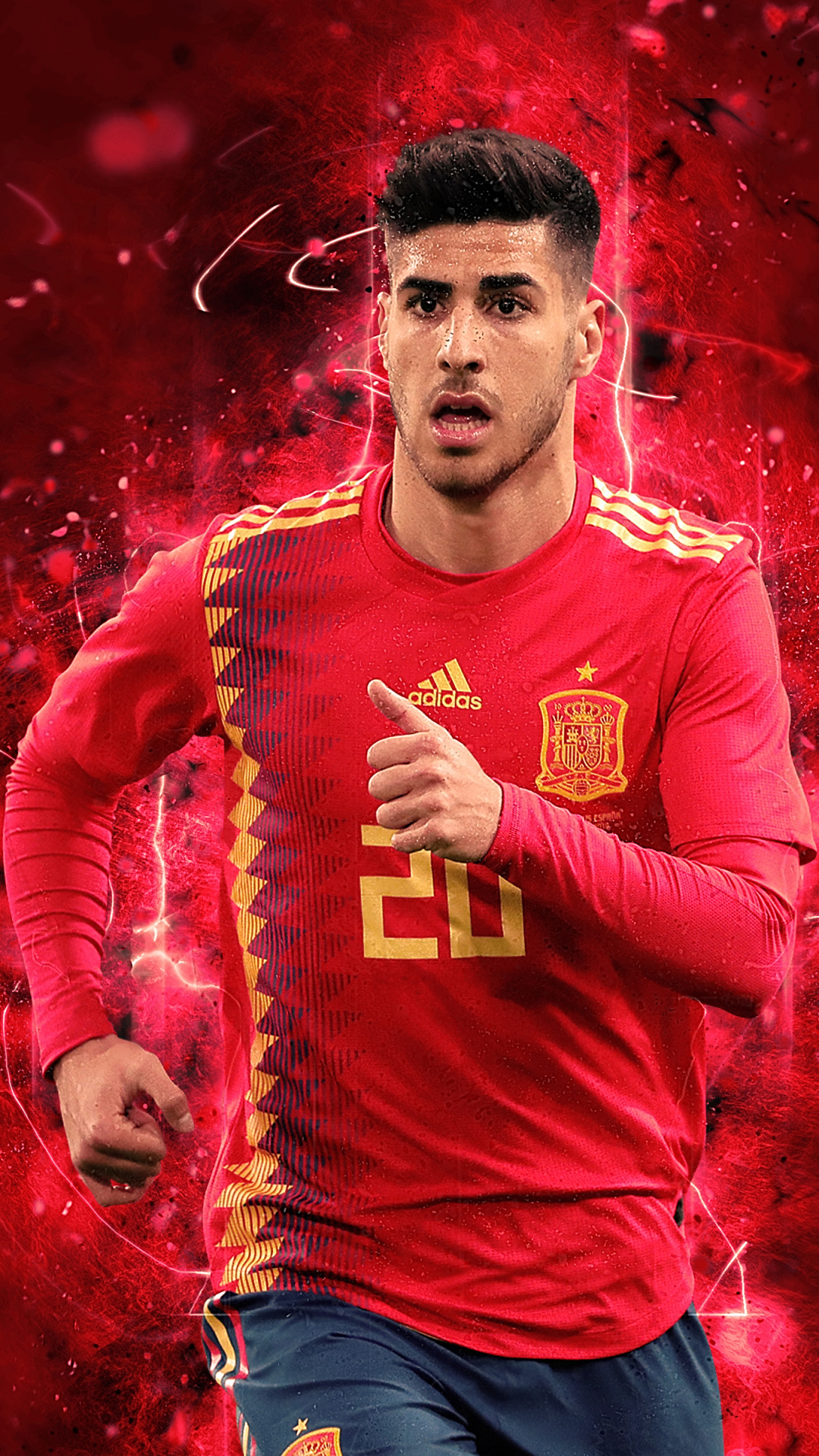 Handy-Wallpaper Sport, Fußball, Spanisch, Marco Asensio kostenlos herunterladen.