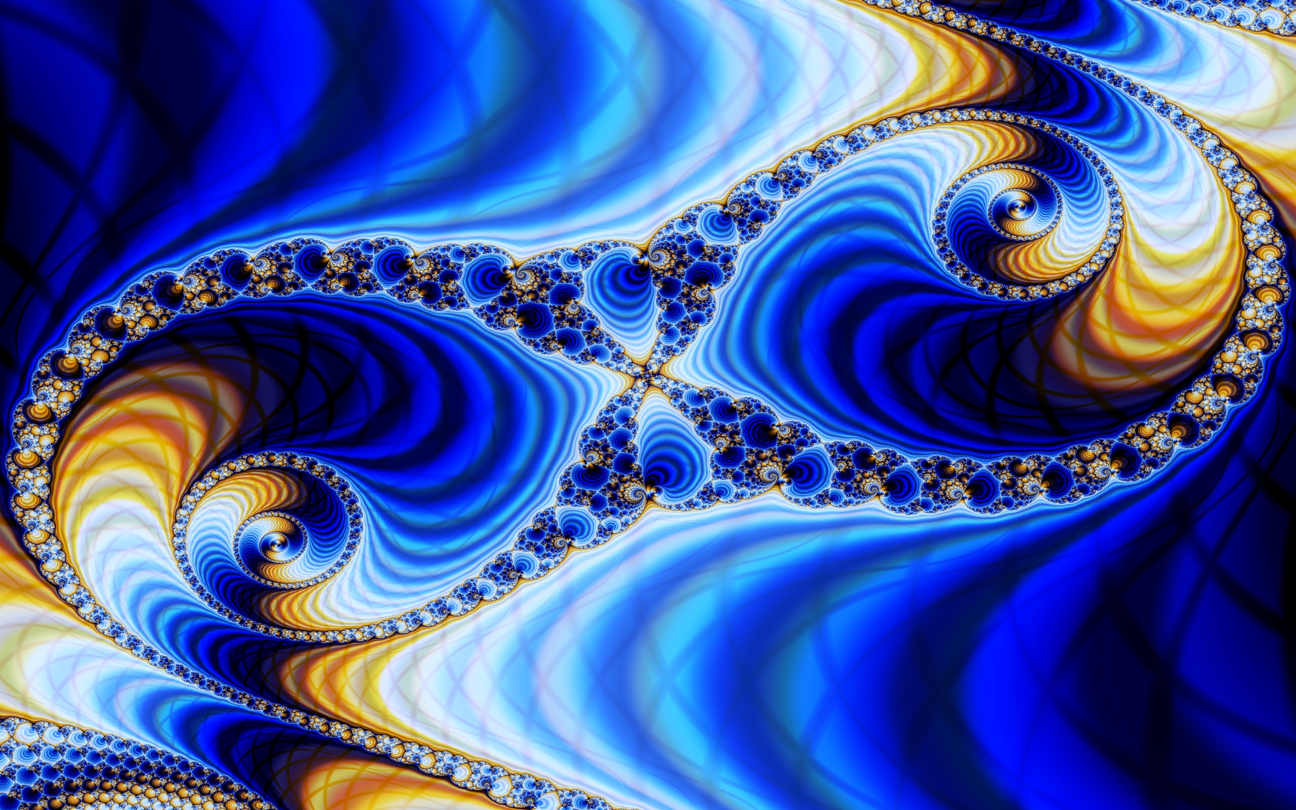 Download mobile wallpaper Fractal, Abstract, Water for free.