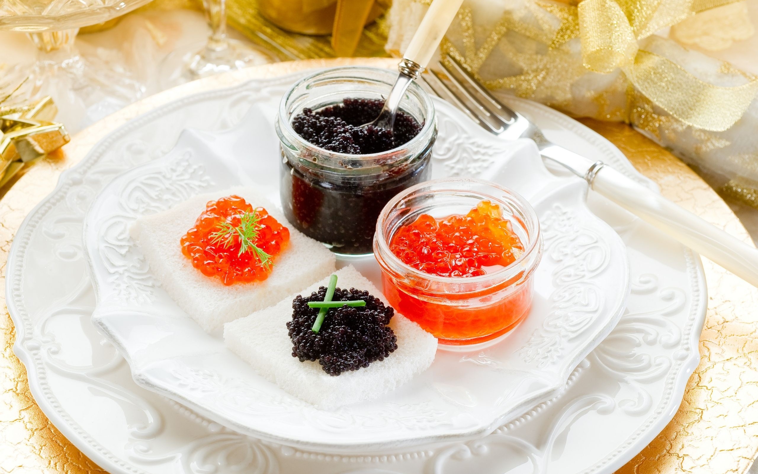 food, caviar