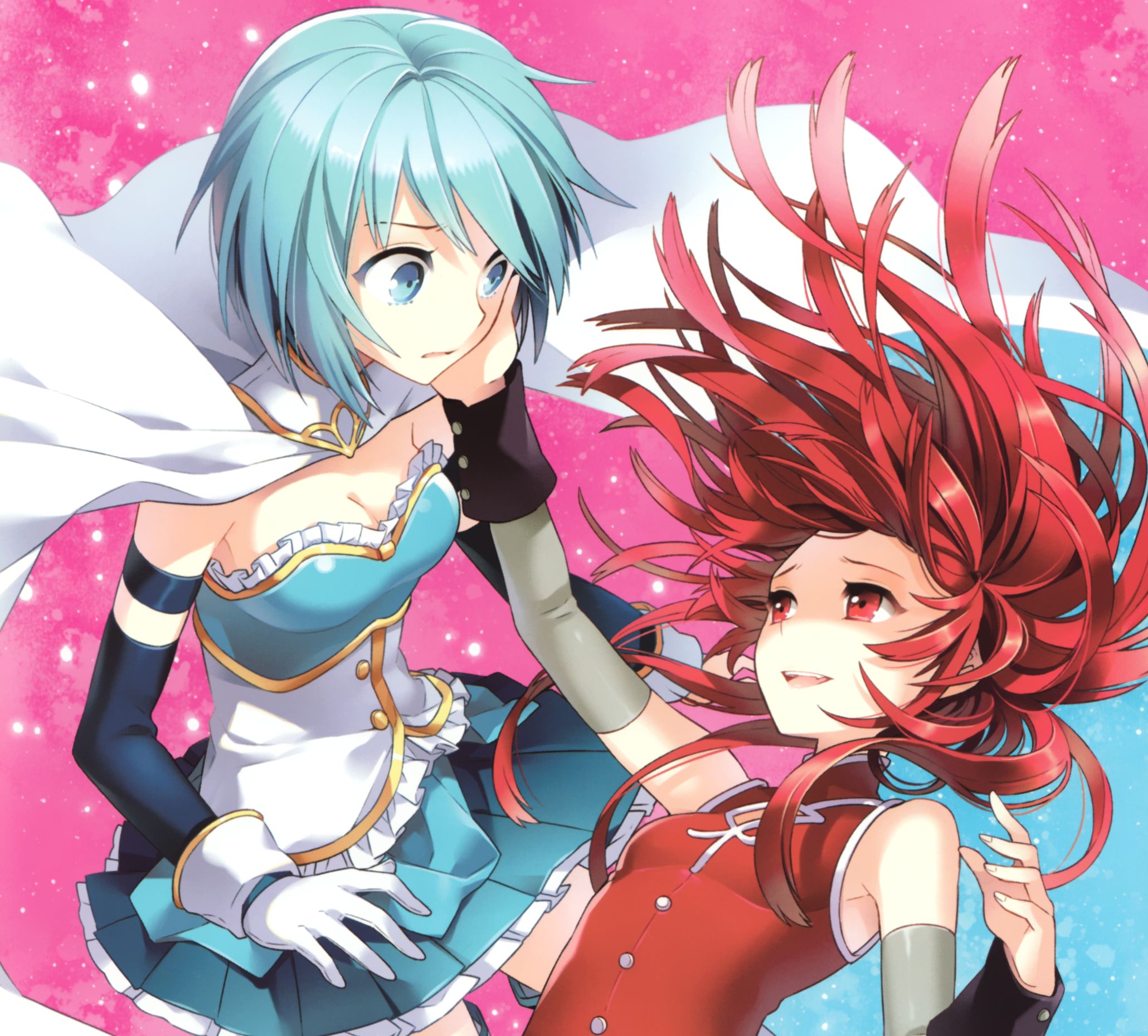 Descarga gratuita de fondo de pantalla para móvil de Animado, Kyōko Sakura, Puella Magi Madoka Magica, Sayaka Miki.