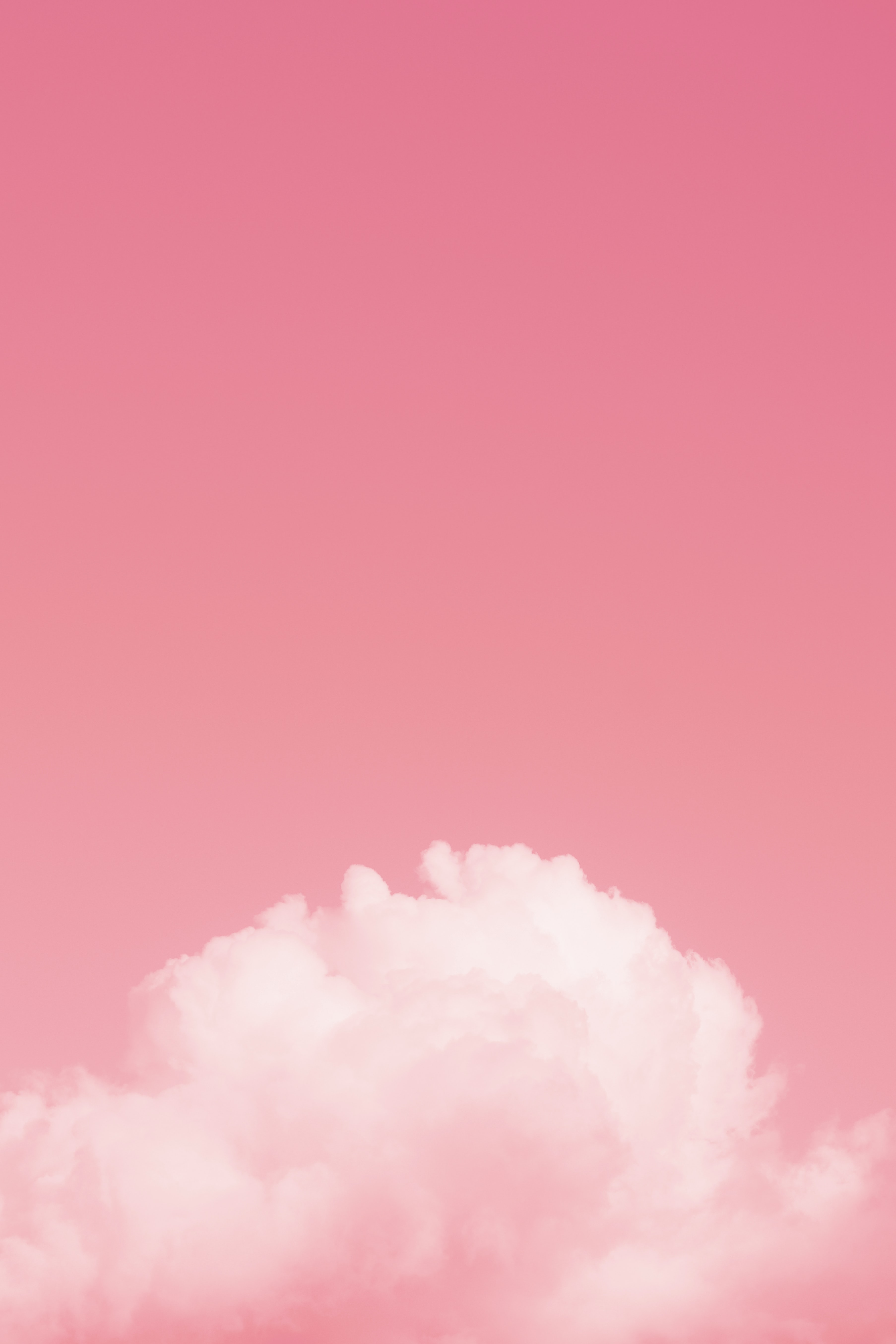 108780 скачать обои розовый, минимализм, небо, облако - заставки и картинки бесплатно
