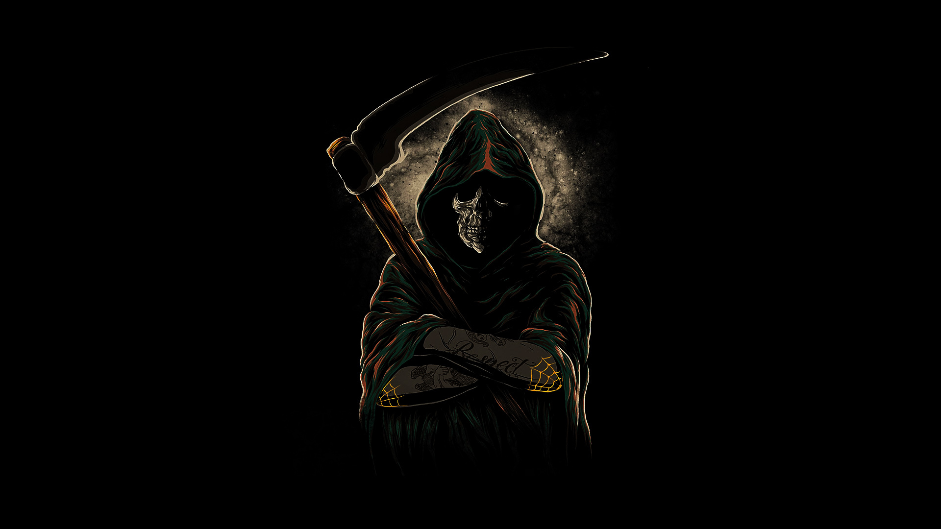 Free download wallpaper Dark, Grim Reaper, Scythe on your PC desktop