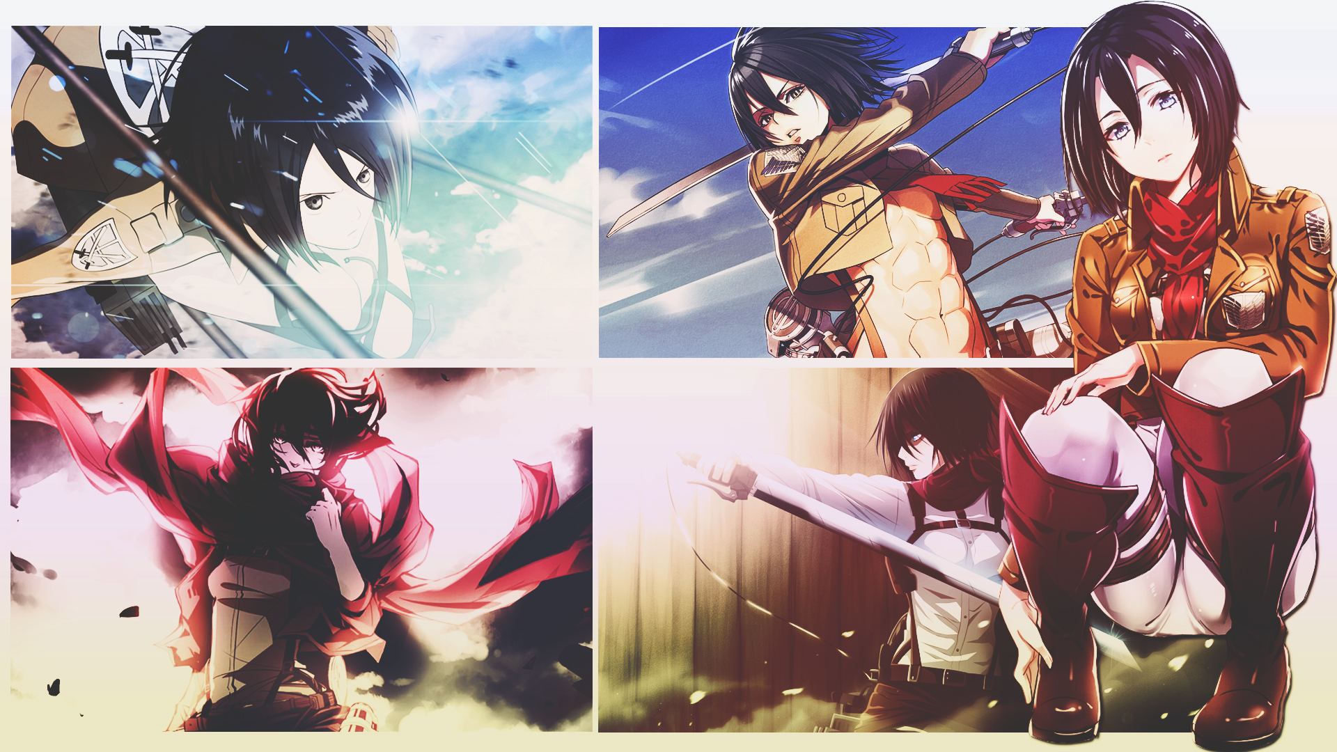 Free download wallpaper Anime, Mikasa Ackerman, Attack On Titan on your PC desktop