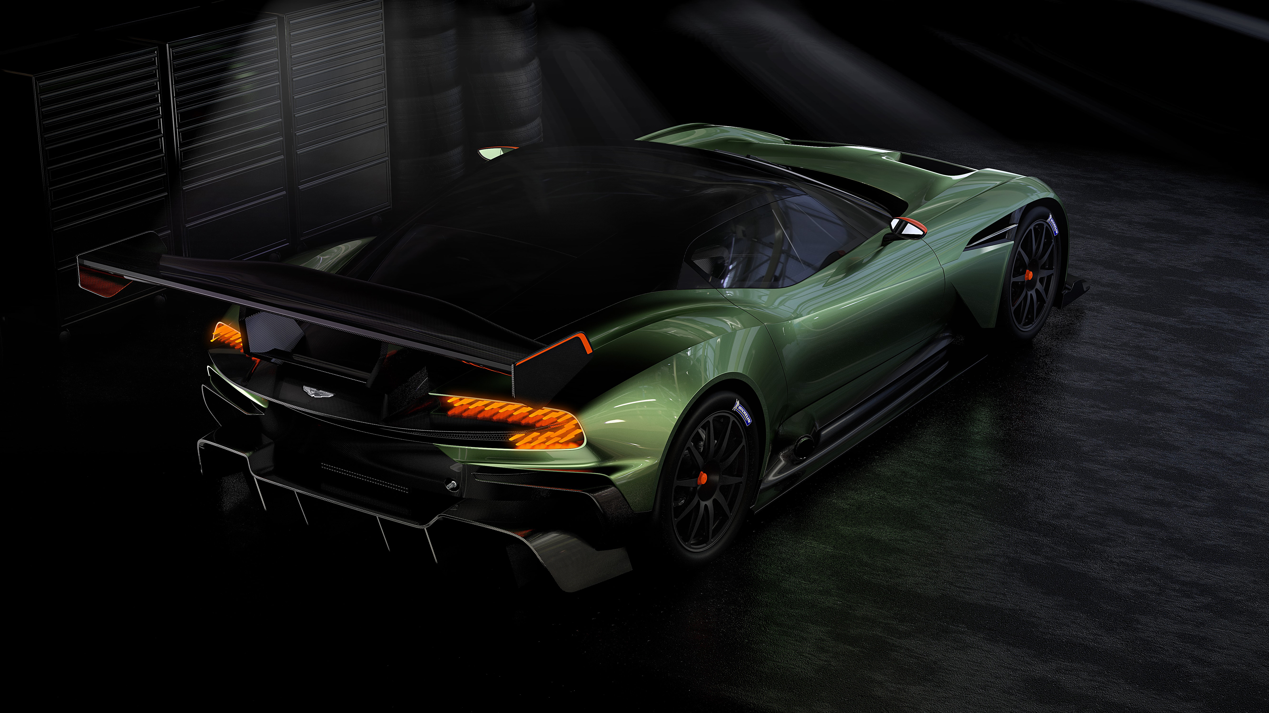 Descarga gratuita de fondo de pantalla para móvil de Aston Martin, Coche De Carreras, Vehículos, Hipercoche, Coche Verde, Aston Martin Vulcano.