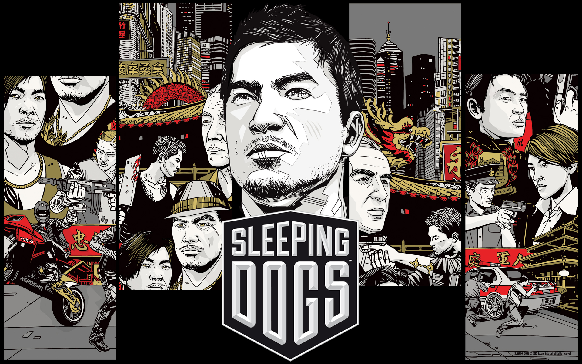 video game, sleeping dogs