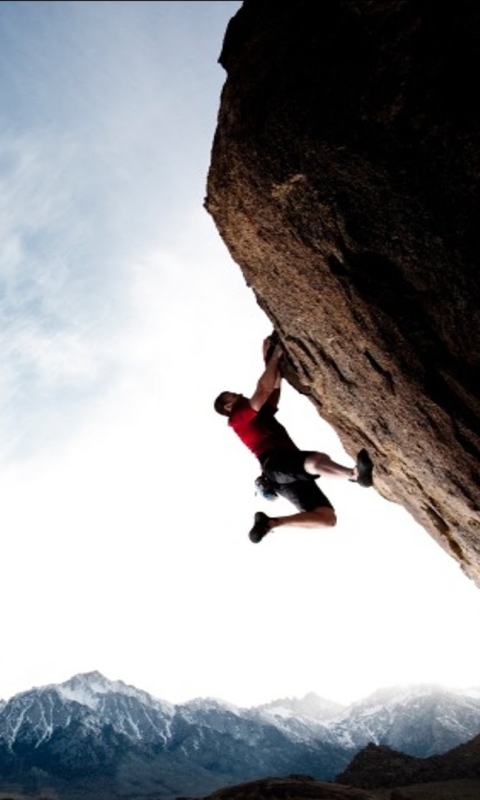 Download mobile wallpaper Rock Climbing, Misc, Motivational for free.