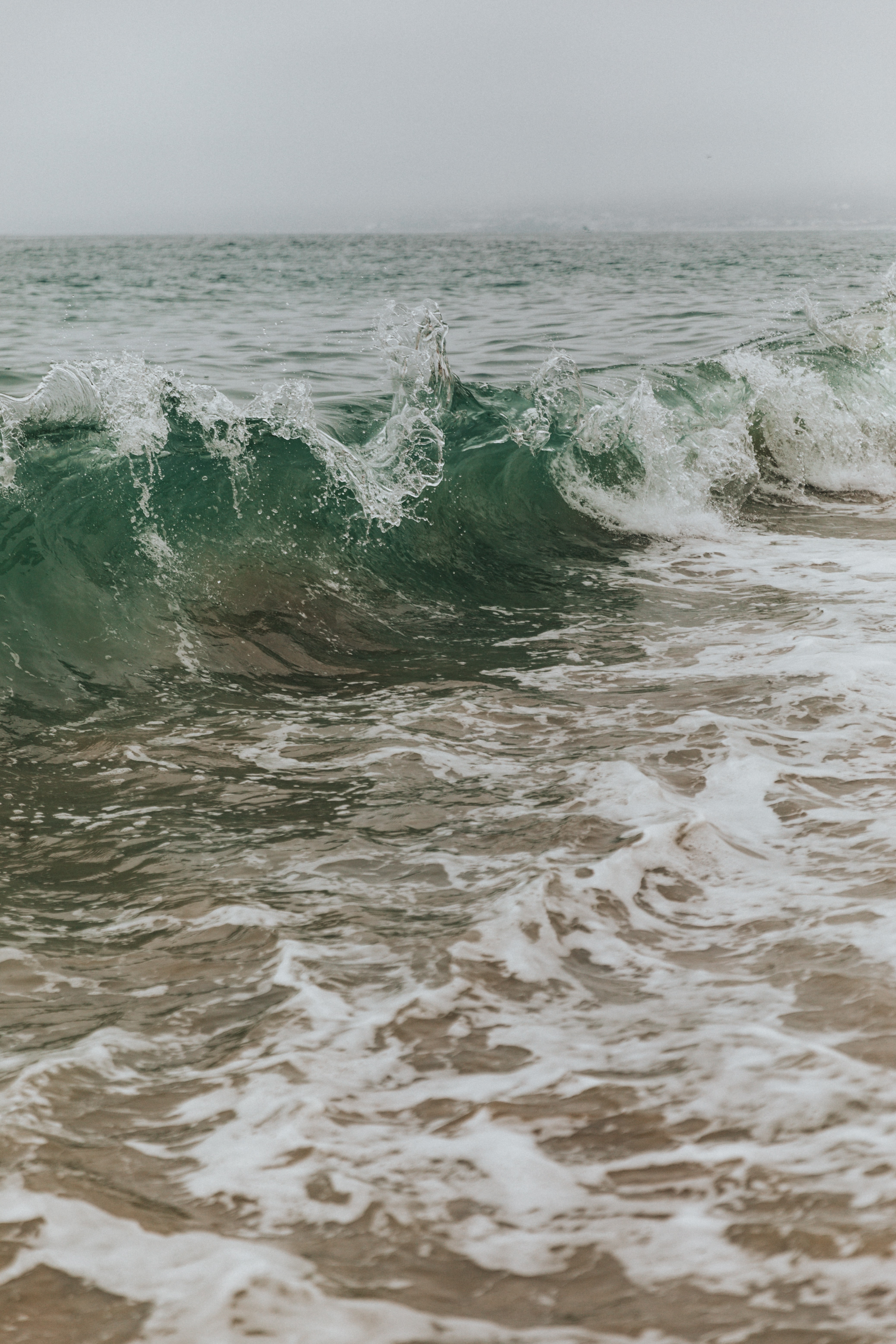 Download mobile wallpaper Waves, Spray, Water, Sea, Nature for free.