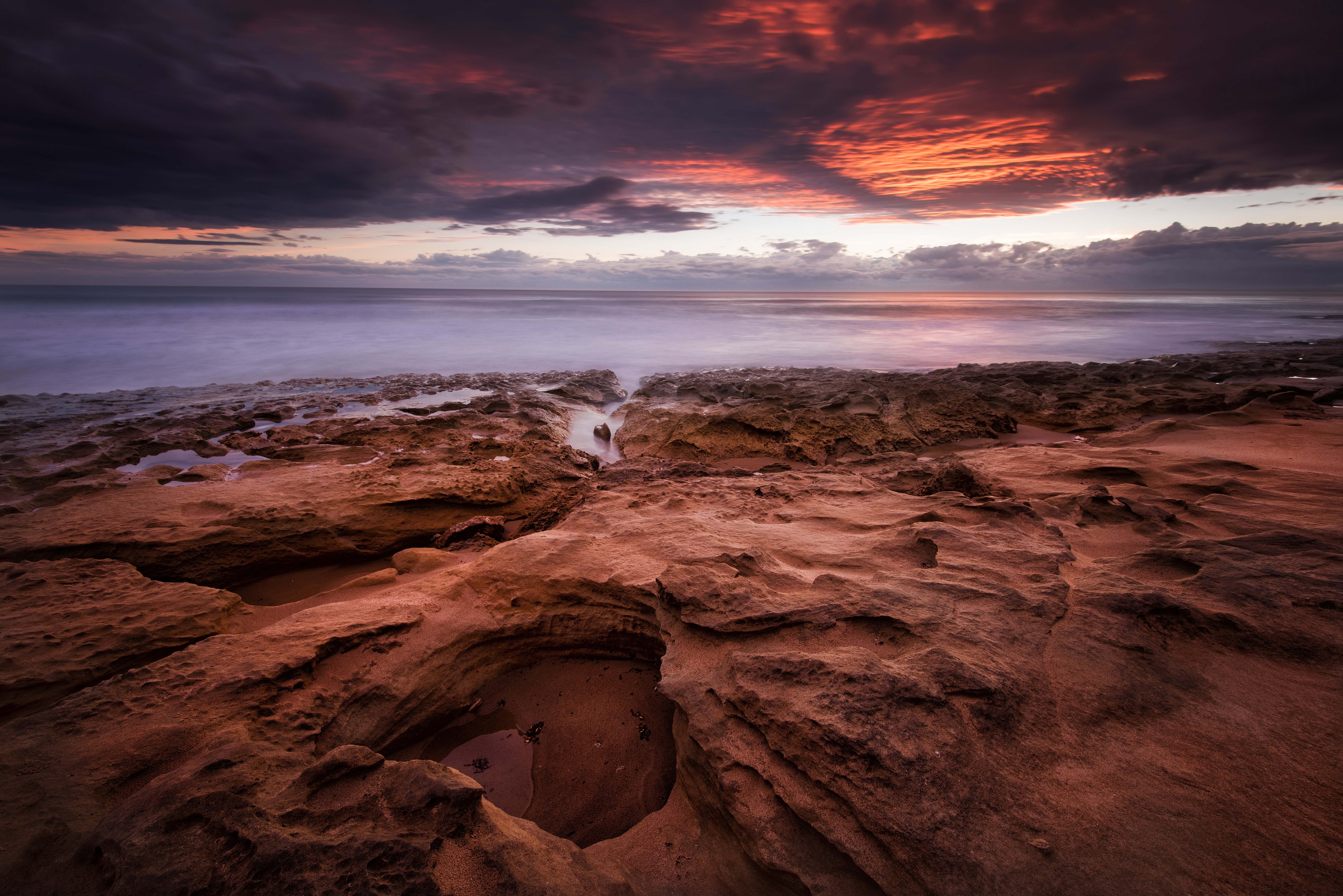 Download mobile wallpaper Nature, Horizon, Ocean, Earth, Cloud, Seascape for free.