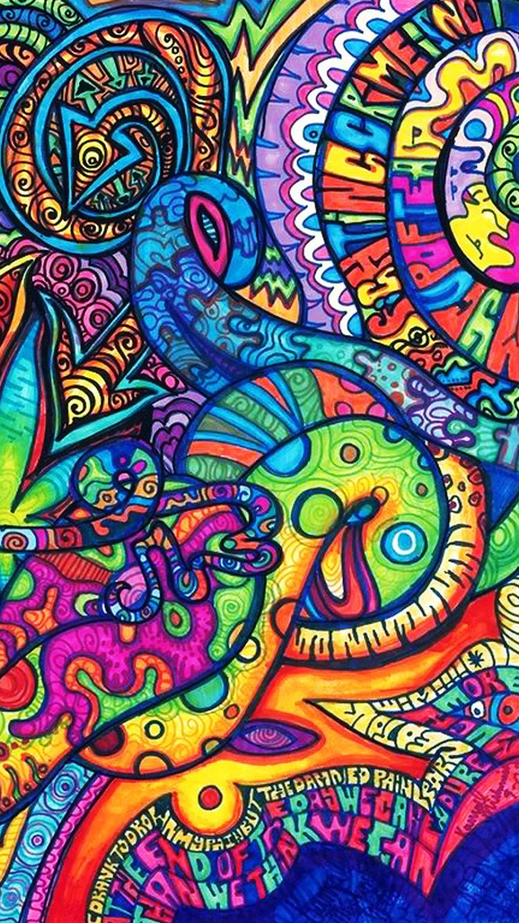 Download mobile wallpaper Rainbow, Bright, Colors, Artistic, Psychedelic, Trippy for free.