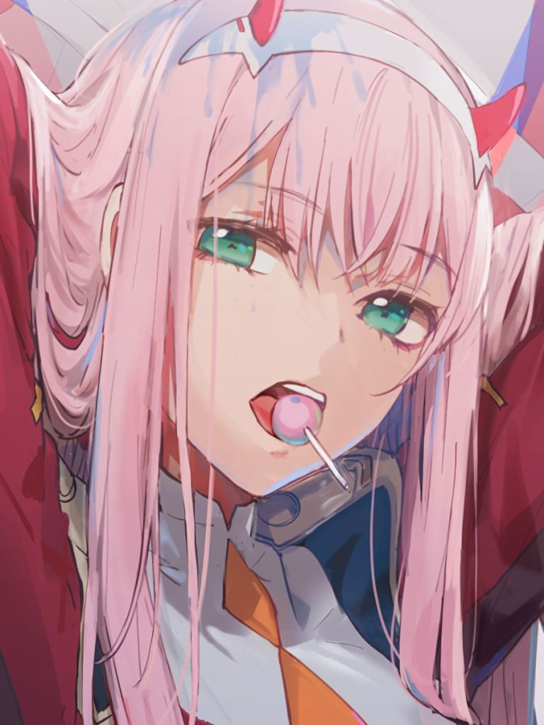 Handy-Wallpaper Animes, Darling In The Franxx, Zero Two (Liebling Im Franxx) kostenlos herunterladen.