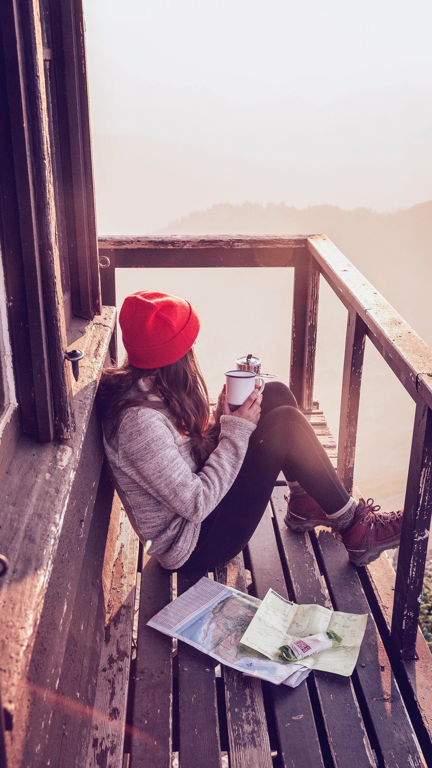 Baixar papel de parede para celular de Nascer Do Sol, Mulheres, Ânimo gratuito.