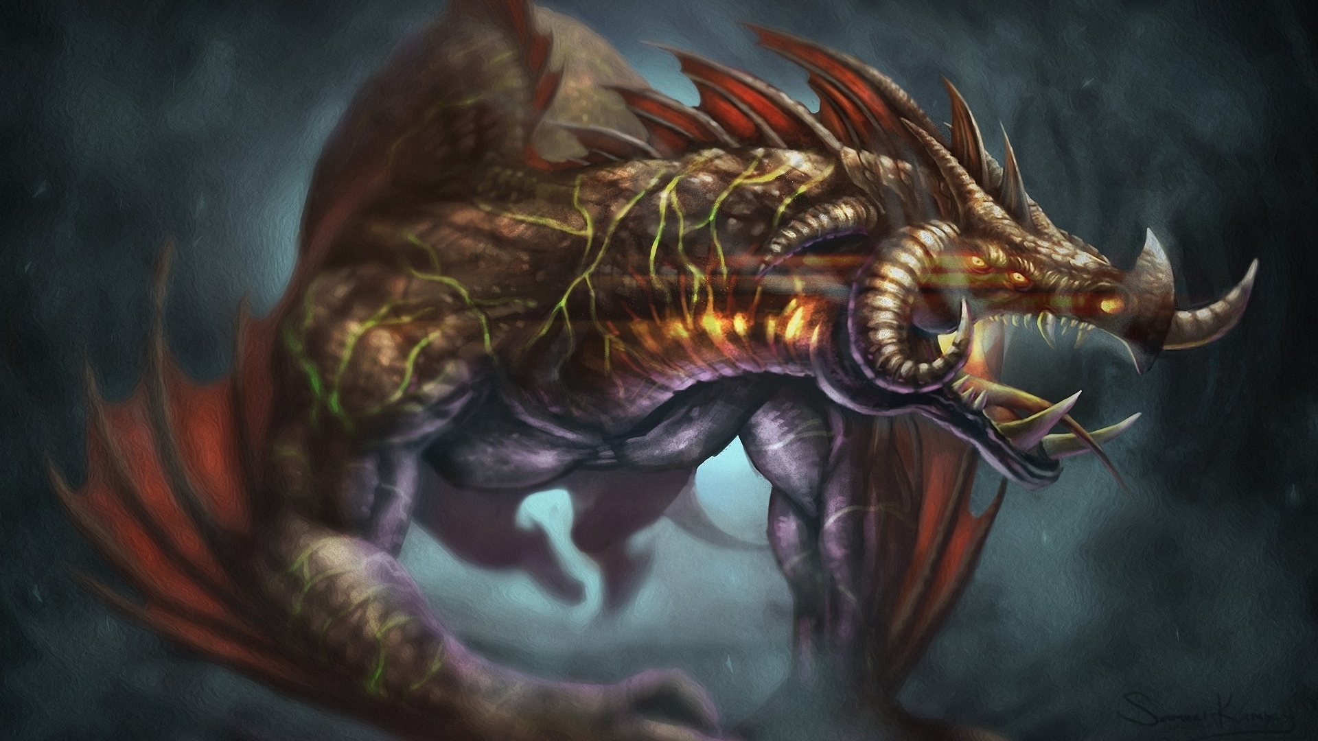 Download mobile wallpaper Fantasy, Dragon for free.