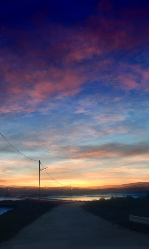 Descarga gratuita de fondo de pantalla para móvil de Paisaje, Agua, Cielo, Nube, Original, Animado.