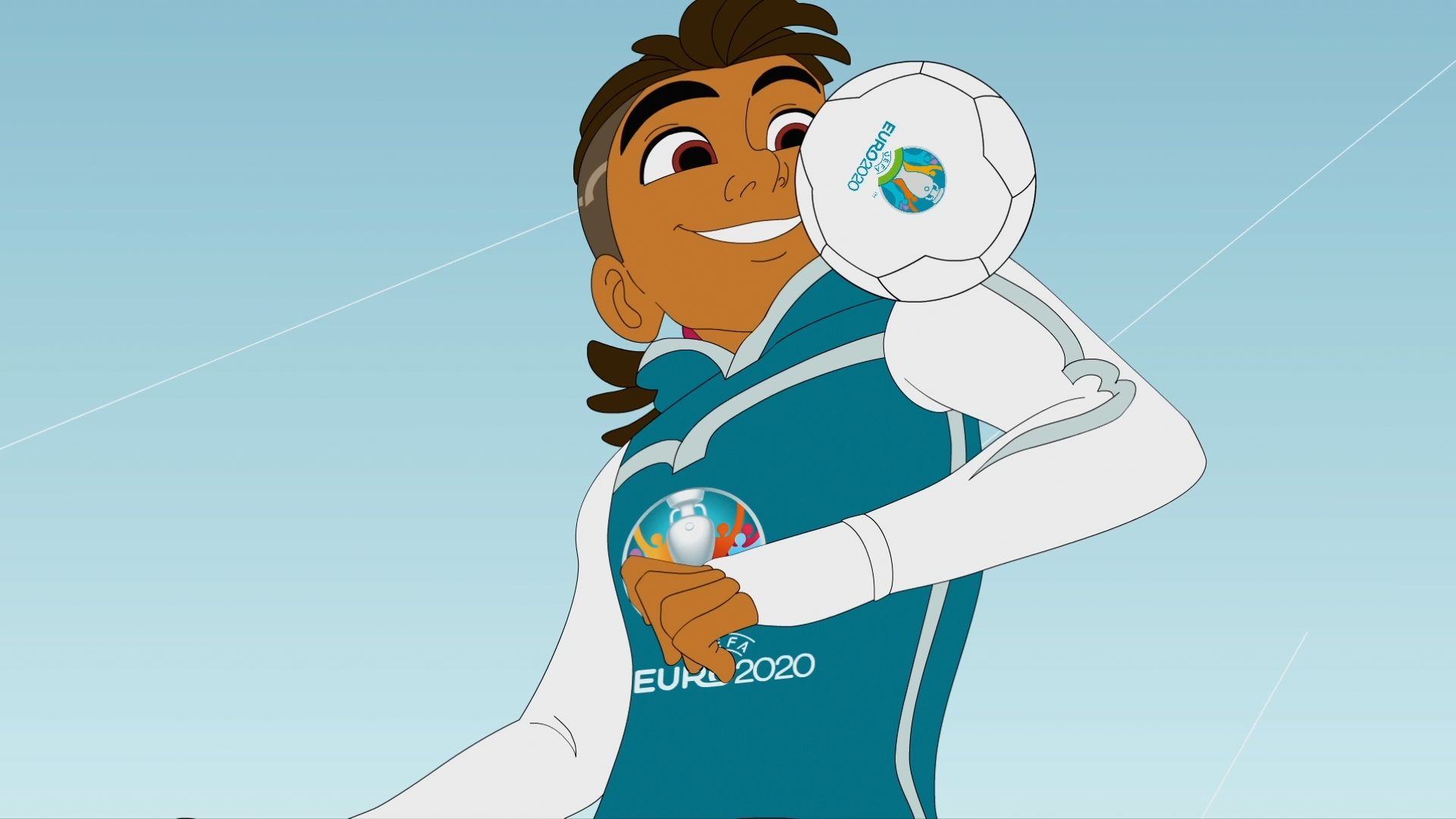 sports, uefa euro 2020, mascot, skillzy, soccer