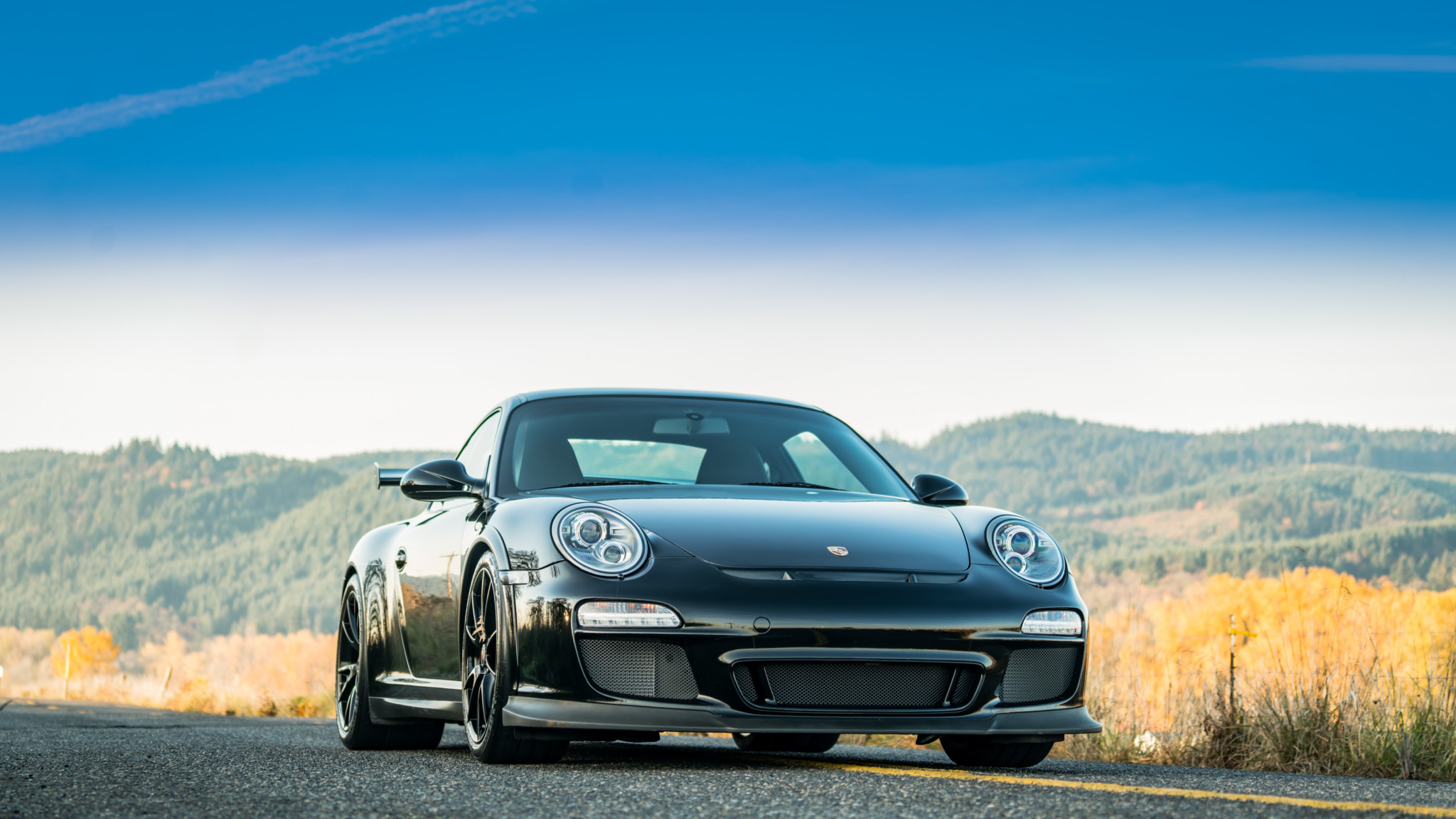 Скачати мобільні шпалери Порш, Автомобіль, Купе, Porsche 911 Gt3 Rs, Транспортні Засоби, Чорний Автомобіль безкоштовно.