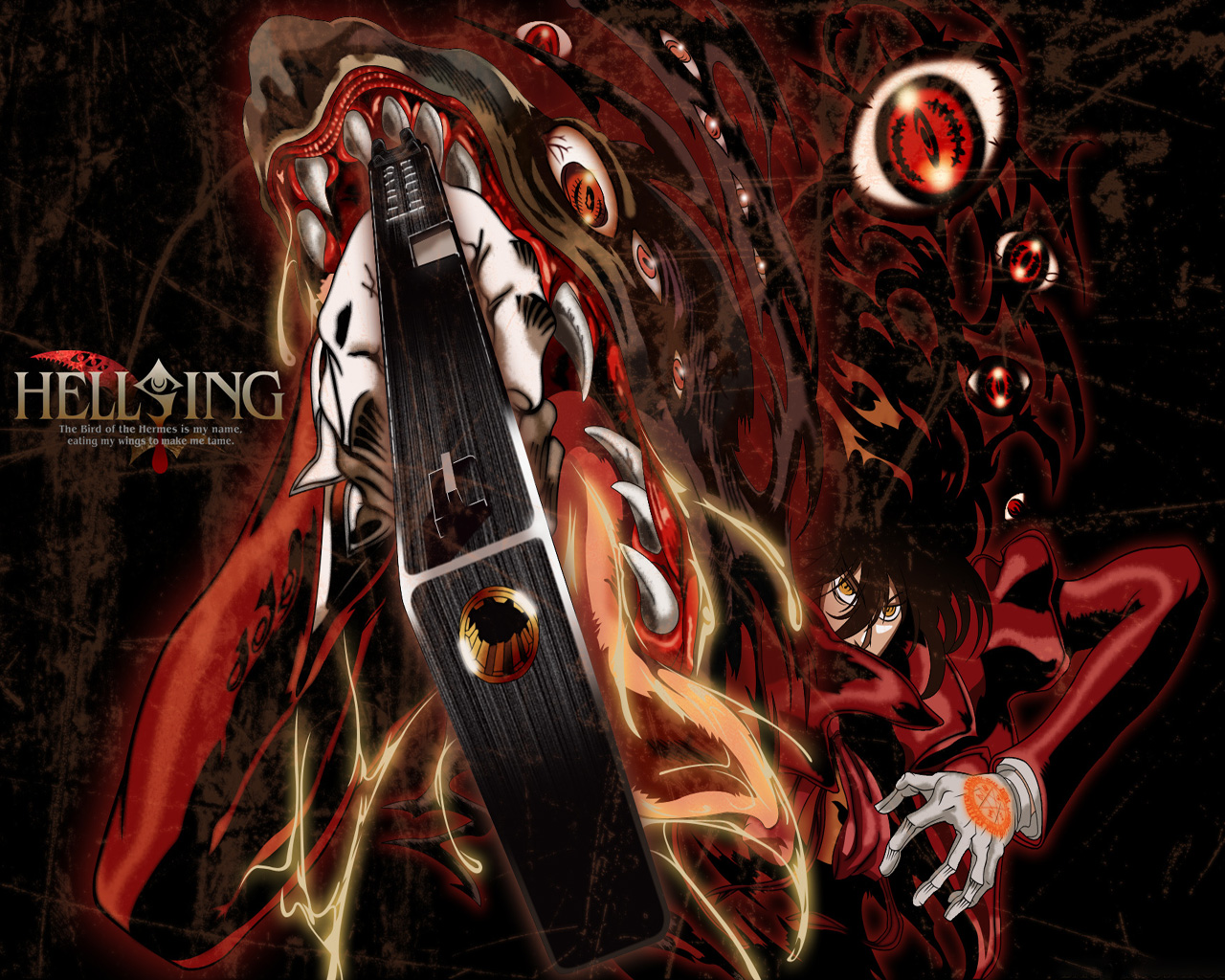 Handy-Wallpaper Animes, Hellsing kostenlos herunterladen.