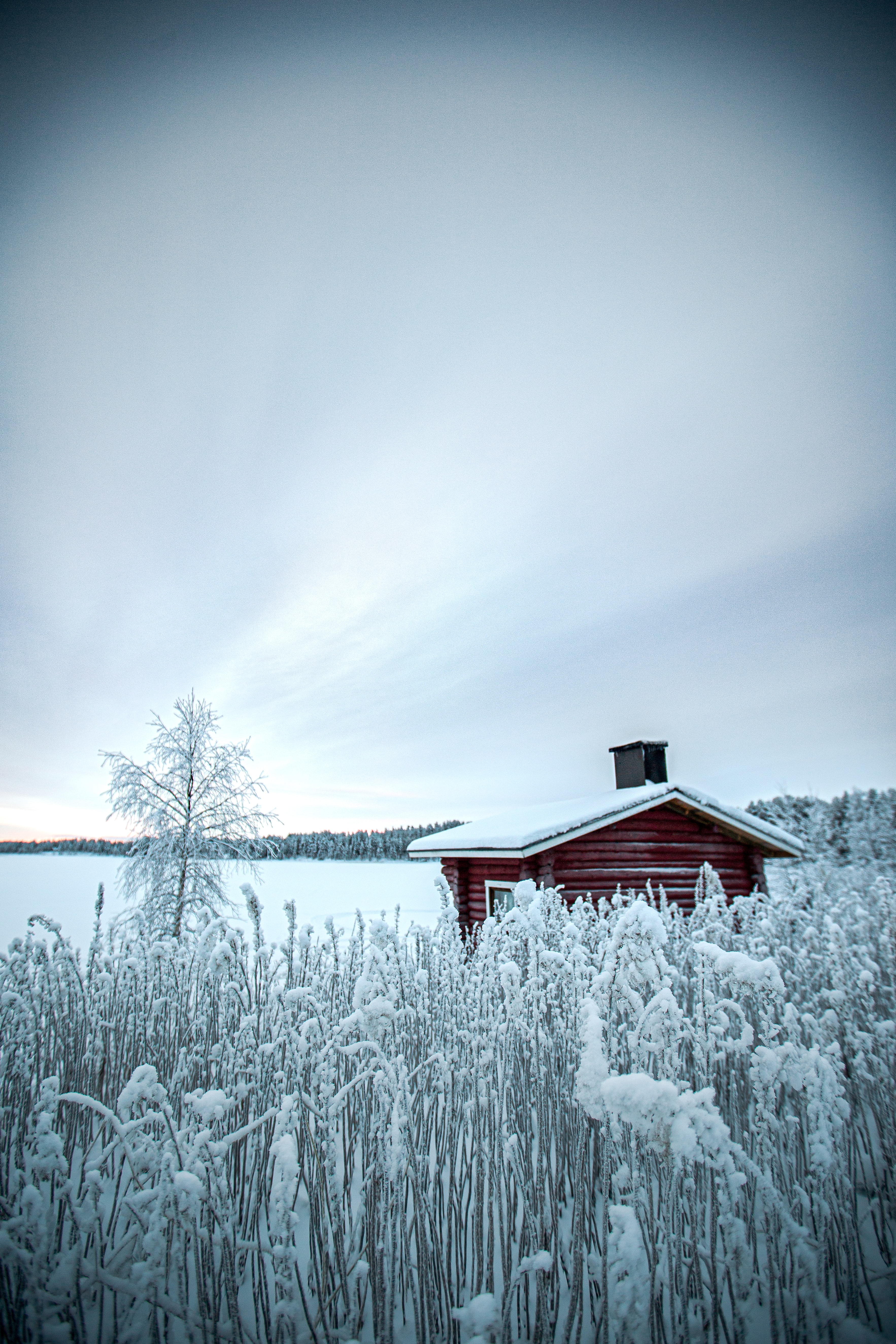 Free download wallpaper Winter, Snow, Nature, House on your PC desktop