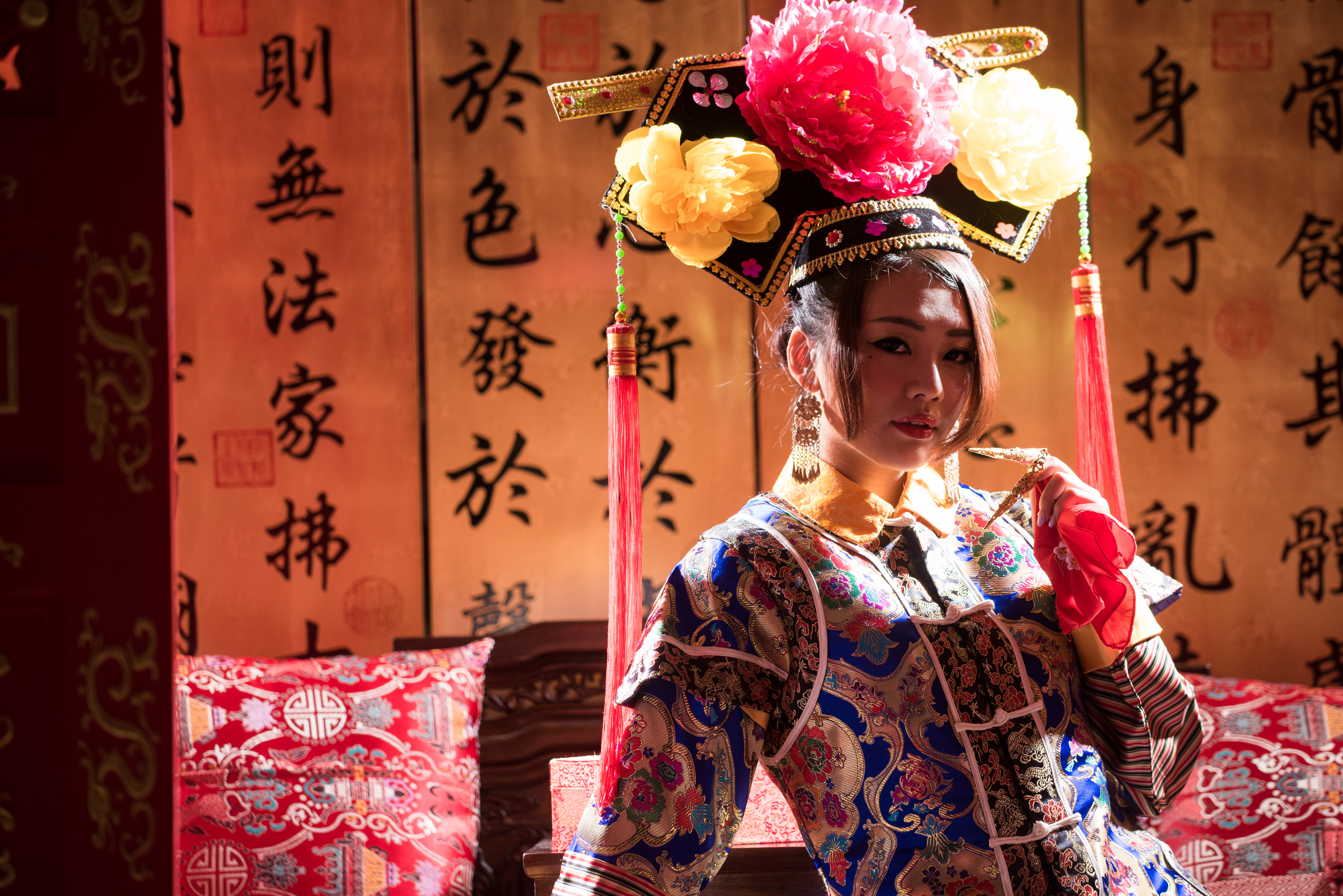 無料モバイル壁紙中国語, 女性, 台湾語, 伝統衣装, 銭風人をダウンロードします。