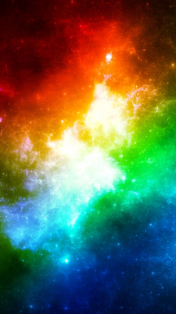 Baixar papel de parede para celular de Arco Íris, Galáxia, Ficção Científica gratuito.