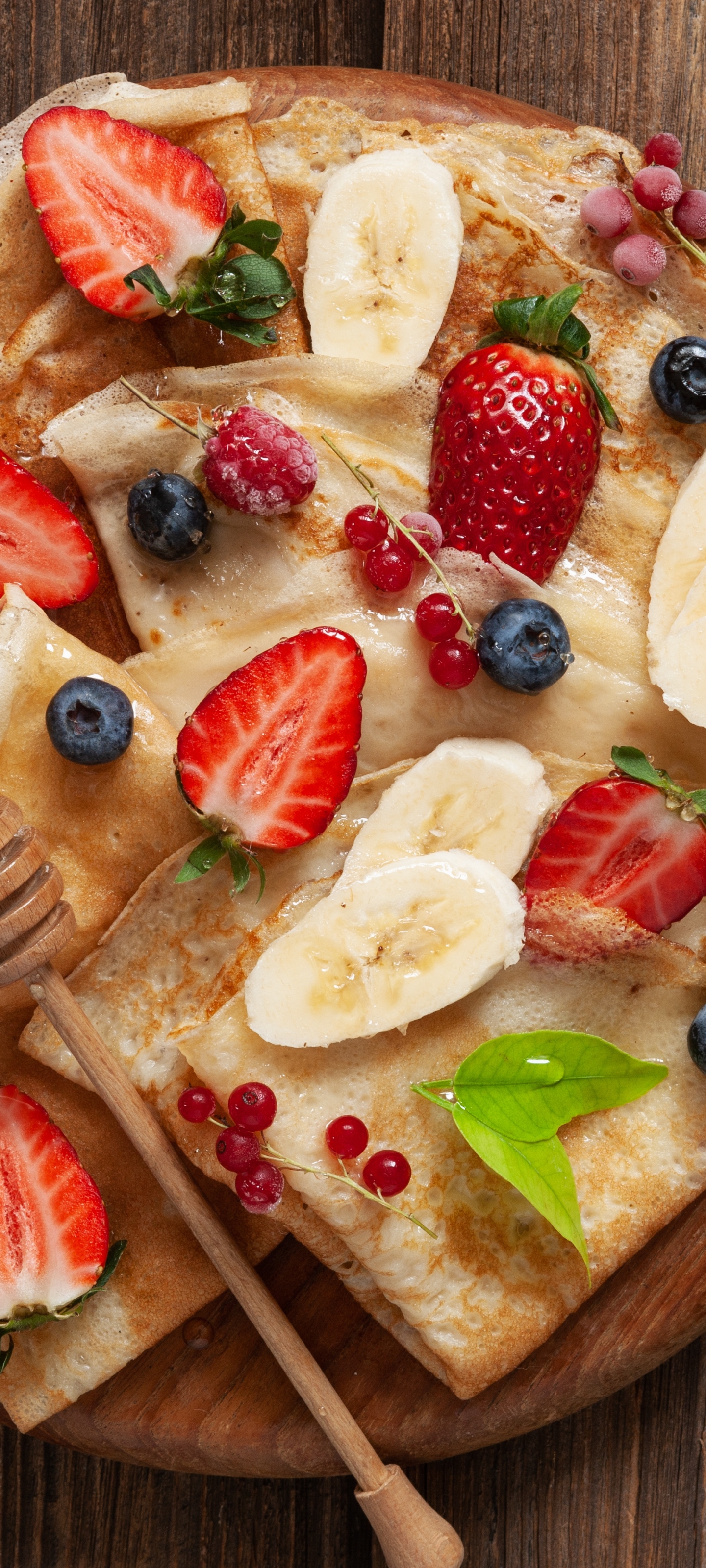 Download mobile wallpaper Food, Fruit, Breakfast, Crêpe for free.