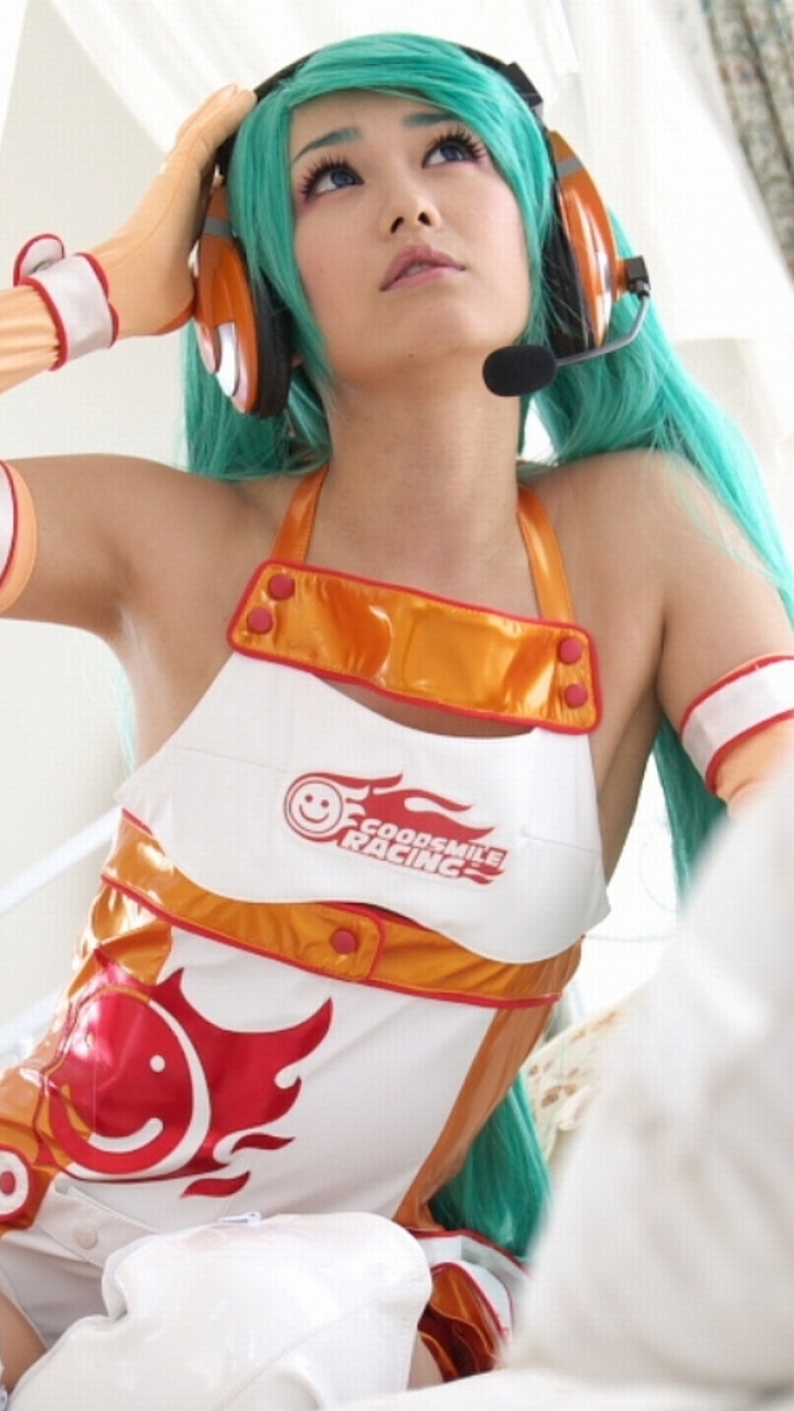 Handy-Wallpaper Frauen, Hatsune Miku, Cosplay kostenlos herunterladen.