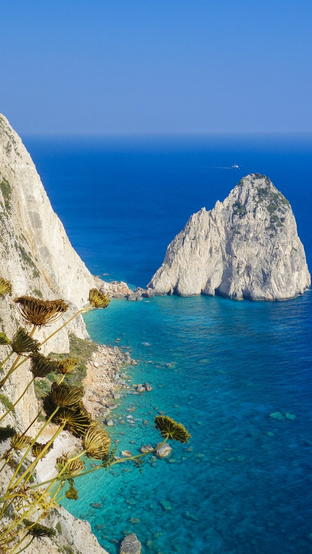Download mobile wallpaper Sea, Italy, Horizon, Coast, Ocean, Earth, Cliff, Coastline for free.