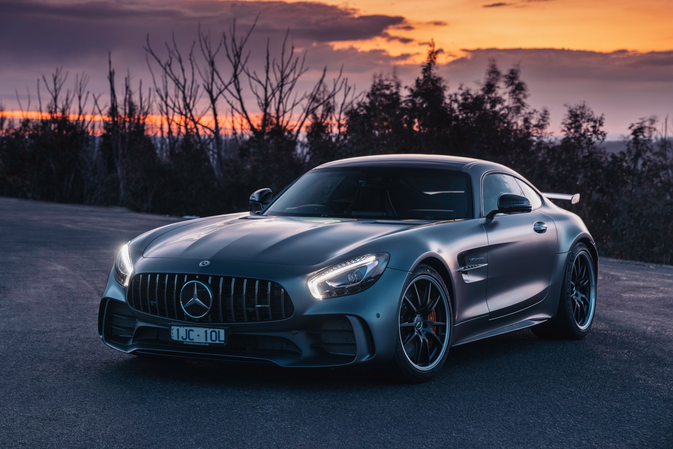 Download mobile wallpaper Car, Mercedes Benz, Supercar, Vehicle, Vehicles, Silver Car, Mercedes Amg Gt for free.