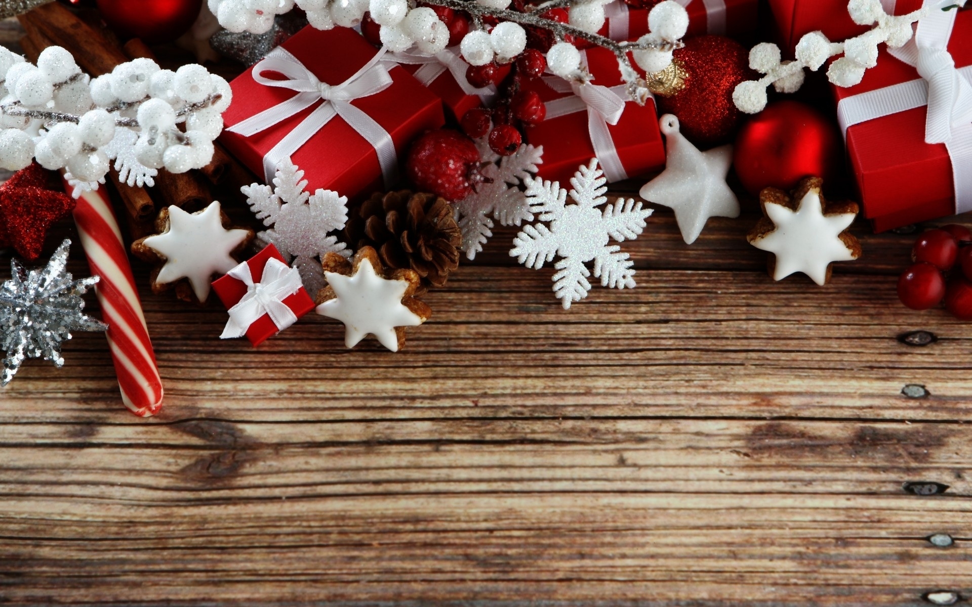 Handy-Wallpaper Feiertage, Sterne, Dekoration, Schnee, Weihnachten, Holz, Geschenk kostenlos herunterladen.