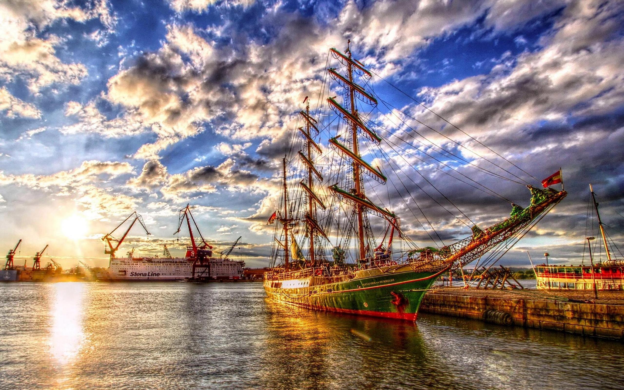 Free download wallpaper Hdr, Ship, Vehicles on your PC desktop