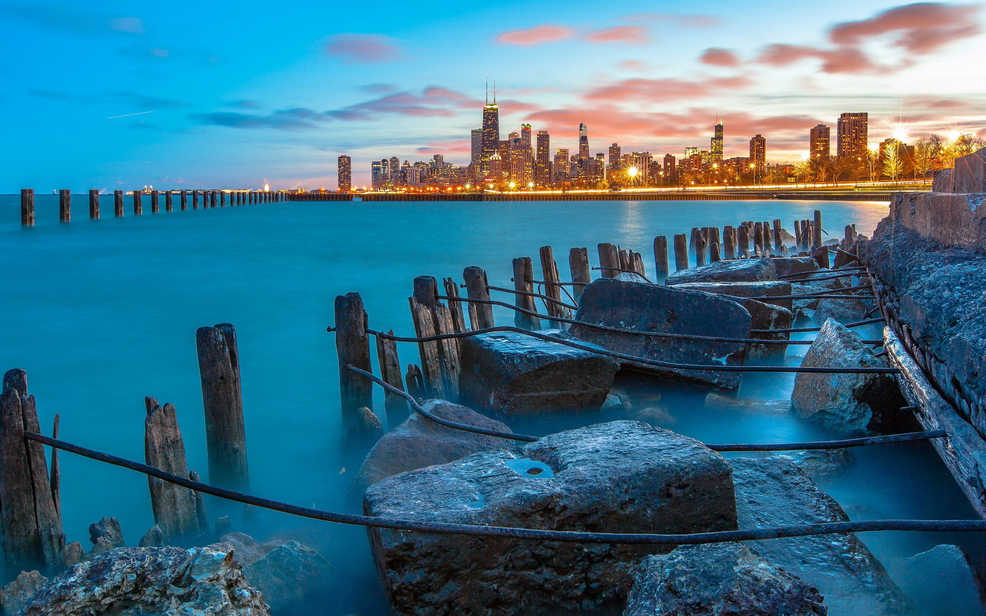 Téléchargez gratuitement l'image Villes, Chicago, Construction Humaine sur le bureau de votre PC