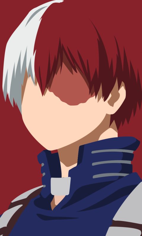 Handy-Wallpaper Animes, Shoto Todoroki, Boku No Hero Academia kostenlos herunterladen.