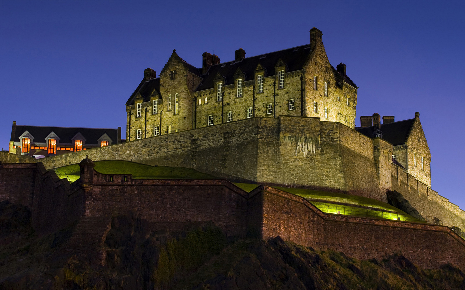 Скачать обои бесплатно Замки, Сделано Человеком, Эдинбургский Замок картинка на рабочий стол ПК