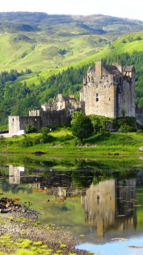 Download mobile wallpaper Castles, Man Made, Eilean Donan Castle for free.