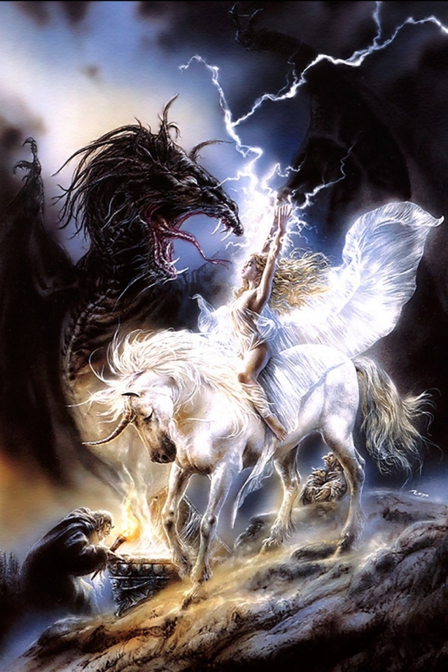 Download mobile wallpaper Fantasy, Unicorn, Fantasy Animals for free.