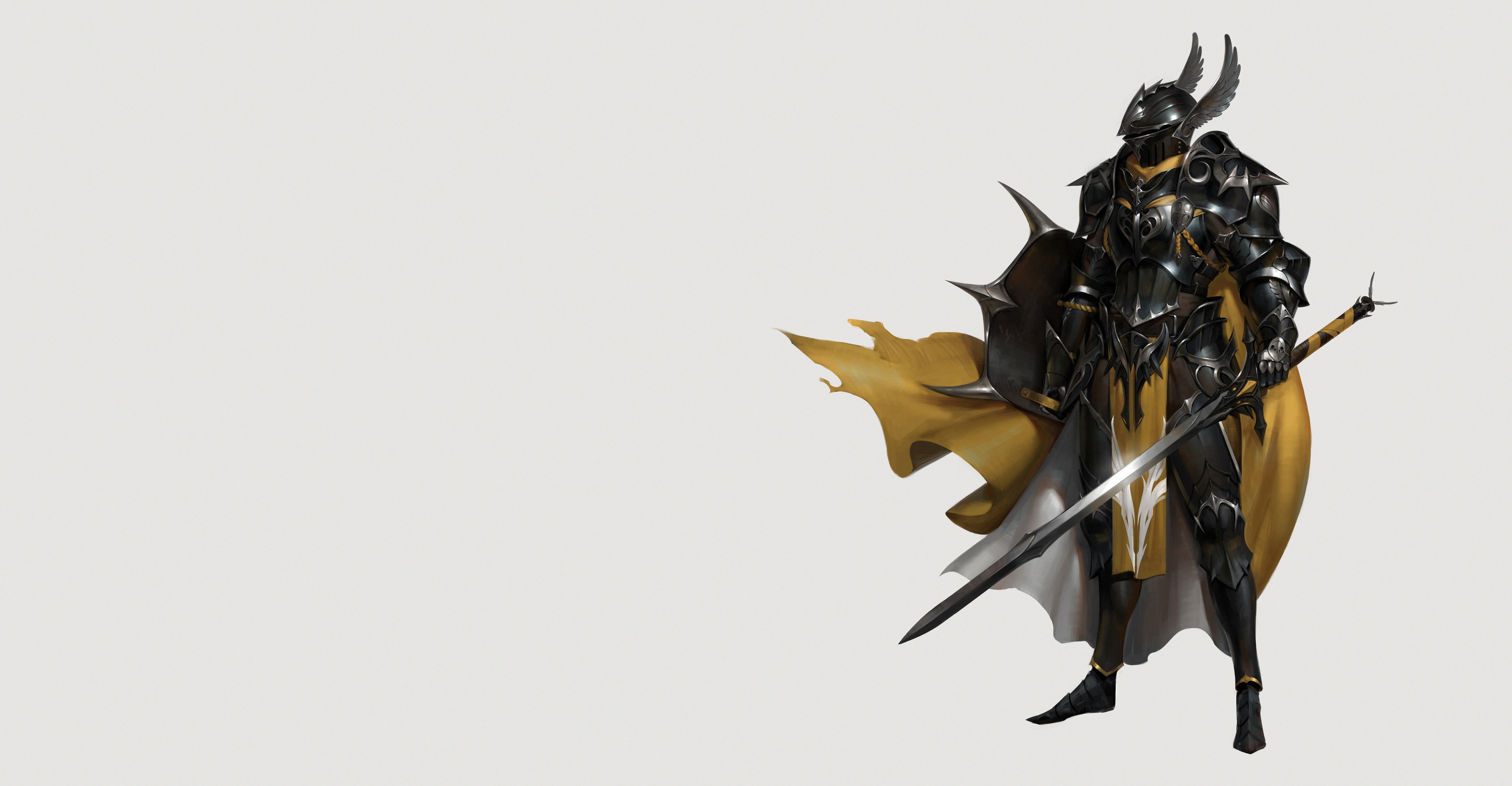 Free download wallpaper Fantasy, Warrior, Knight, Armor, Sword on your PC desktop