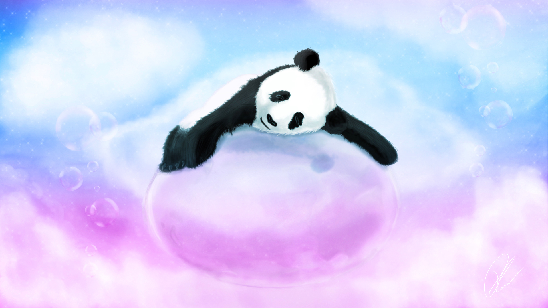 Free download wallpaper Animal, Panda on your PC desktop