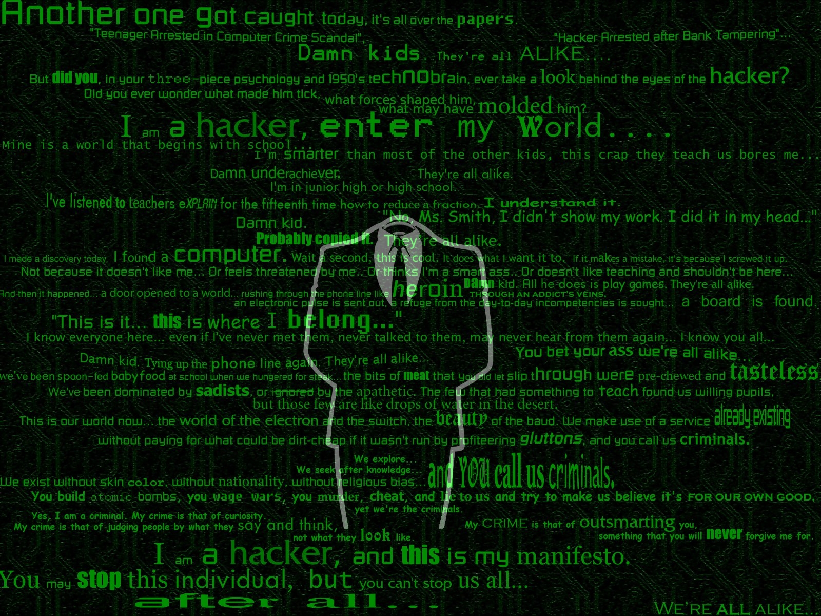 4k Hacker Wallpaper