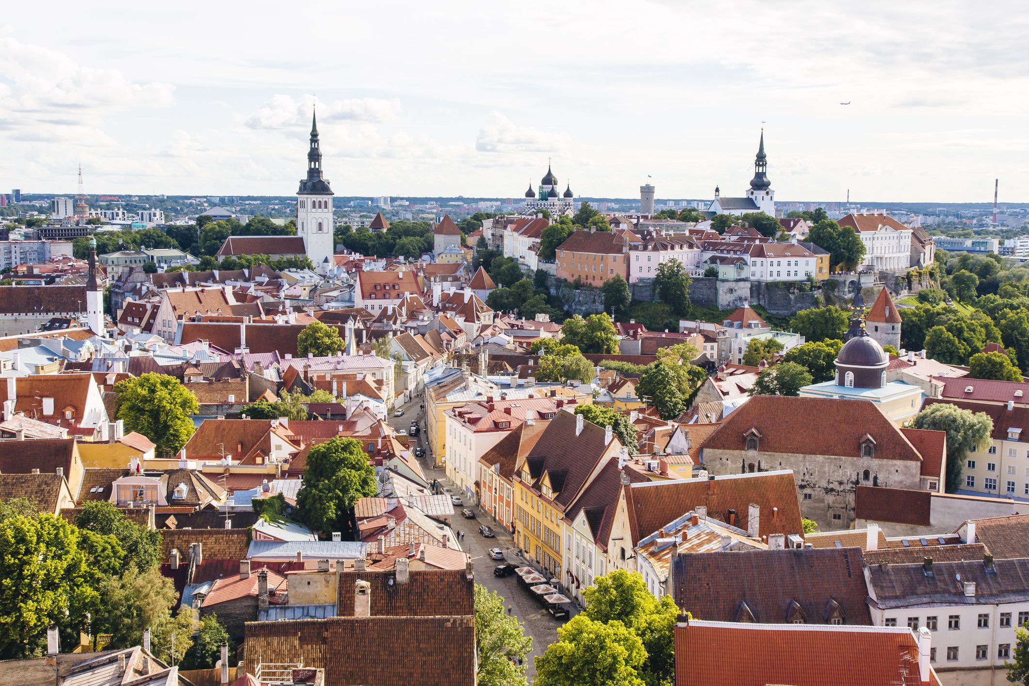 487955 скачать обои эстония, сделано человеком, таллинн, здание, панорама, города - заставки и картинки бесплатно