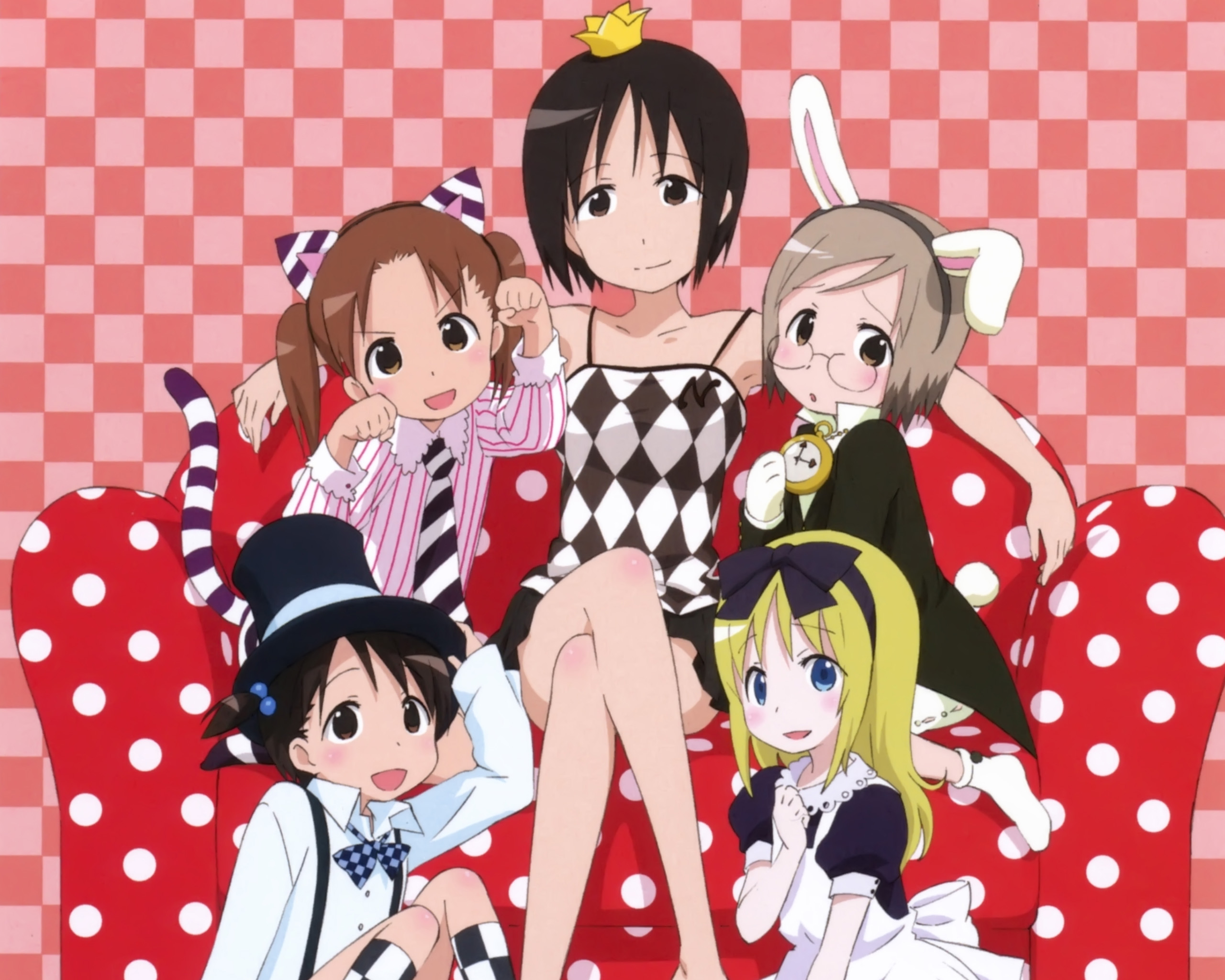 715666 Bild herunterladen animes, erdbeeren & marshmallows - Hintergrundbilder und Bildschirmschoner kostenlos