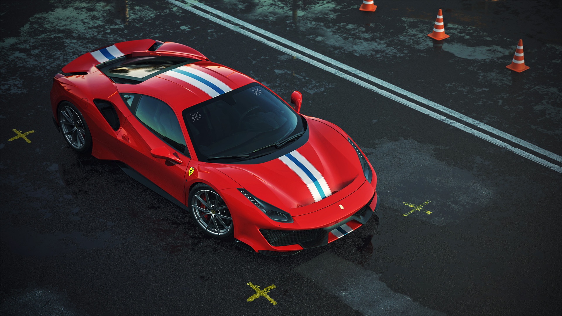 Baixe gratuitamente a imagem Ferrari, Carro, Super Carro, Veículos, Ferrari 488 na área de trabalho do seu PC