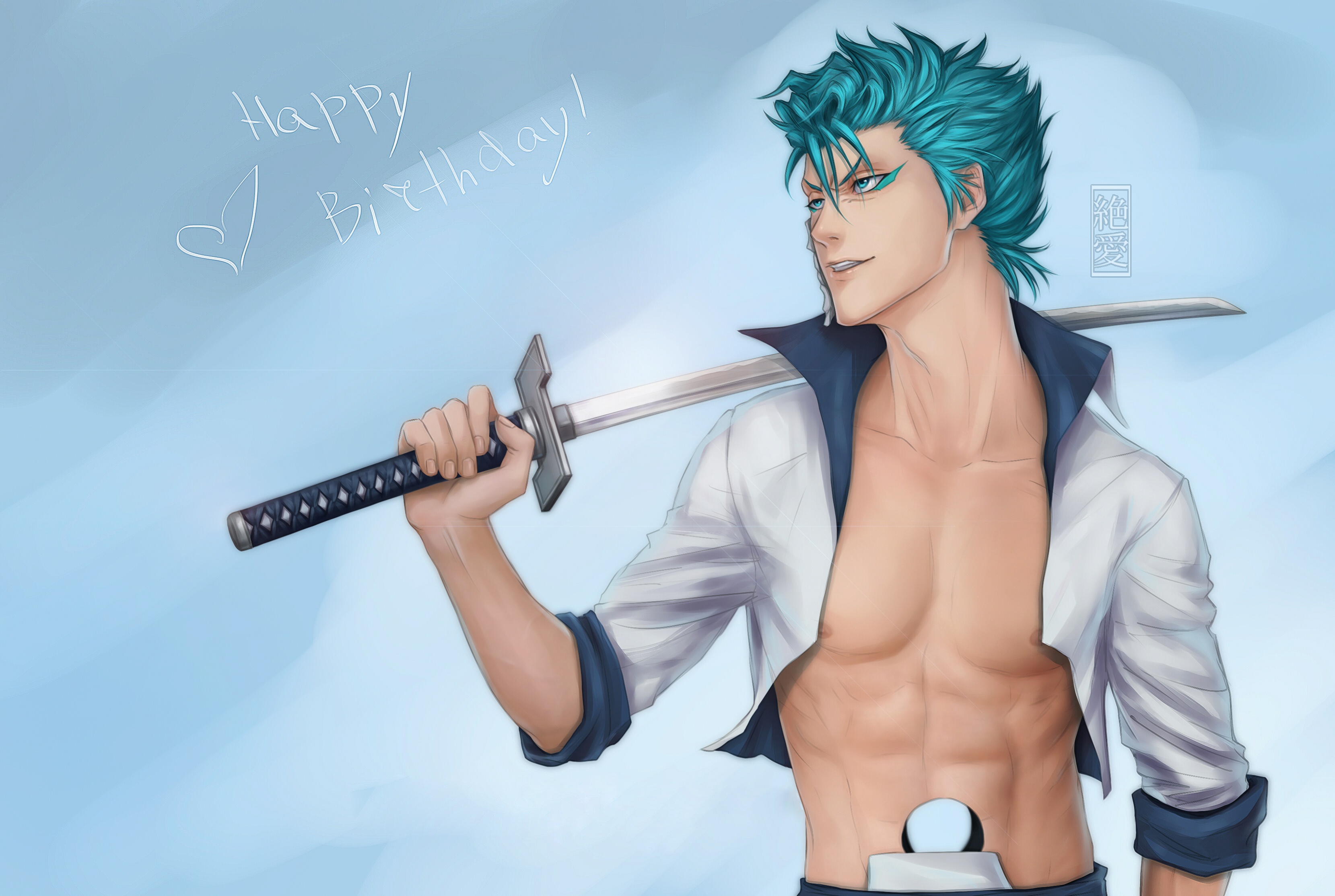 Free download wallpaper Anime, Bleach, Grimmjow Jaegerjaquez on your PC desktop