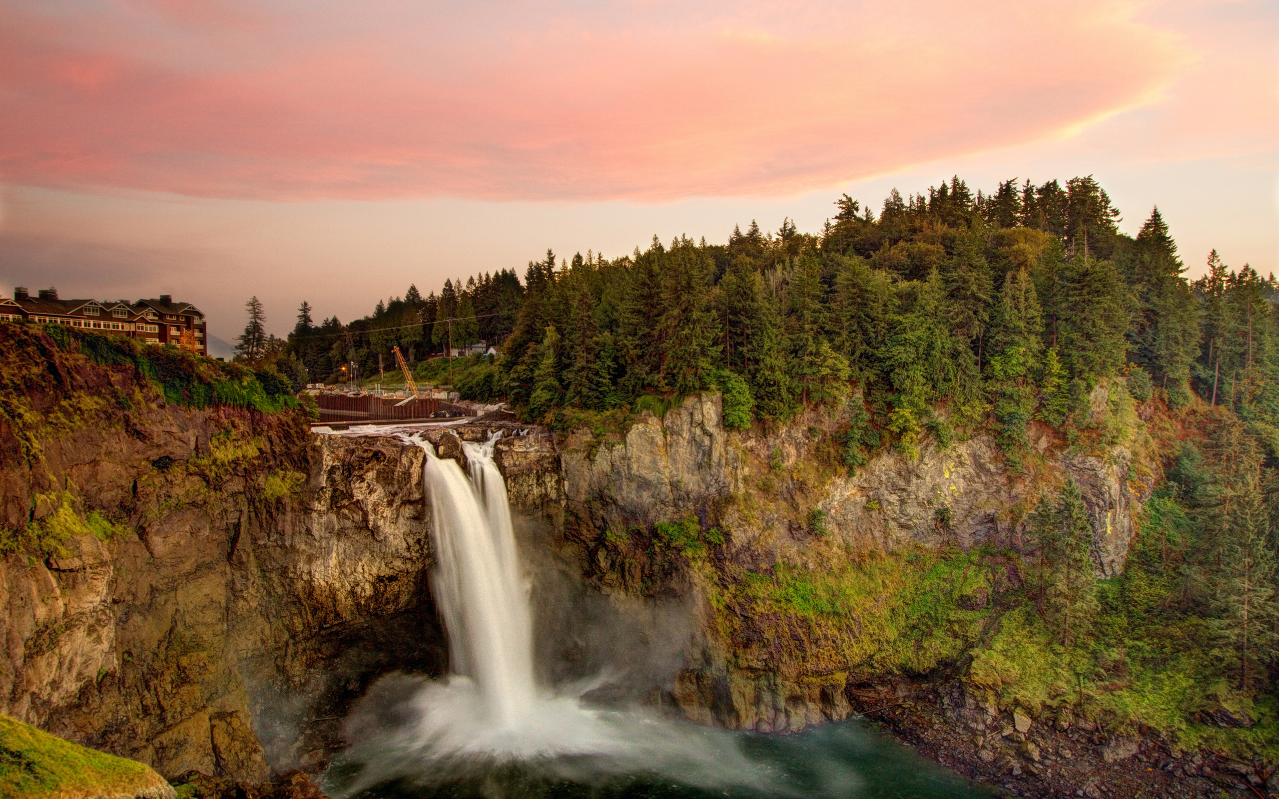 Download mobile wallpaper Waterfalls, Waterfall, Earth, Snoqualmie Falls for free.