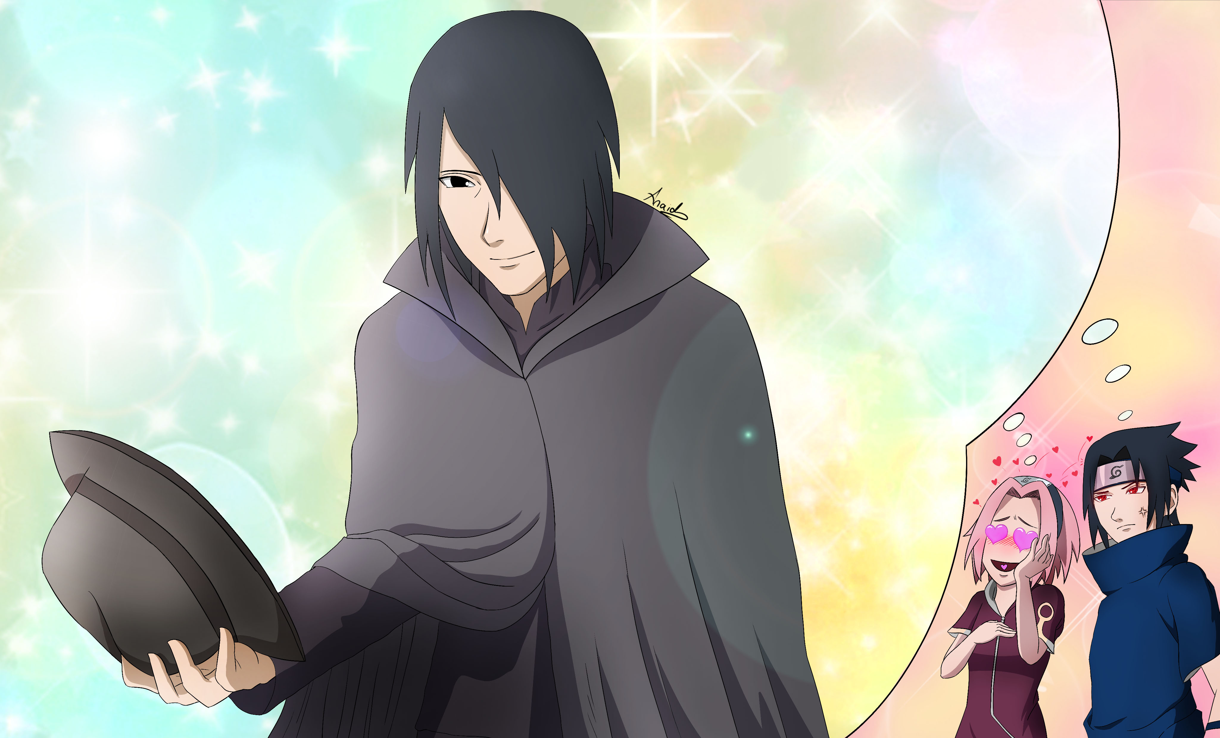 Descarga gratuita de fondo de pantalla para móvil de Naruto, Animado, Sasuke Uchiha, Sakura Haruno, Boruto.