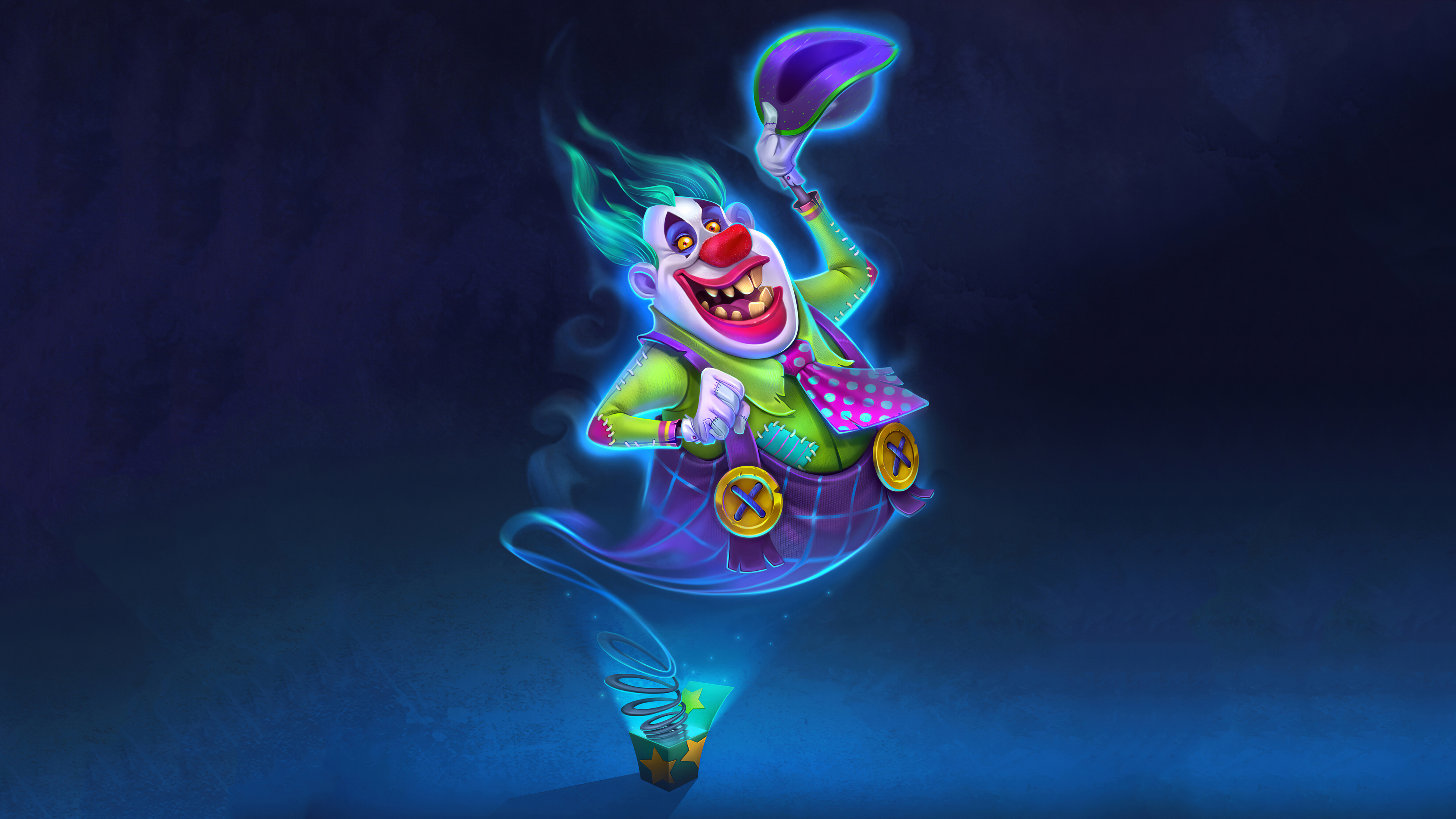 Free download wallpaper Dark, Clown on your PC desktop