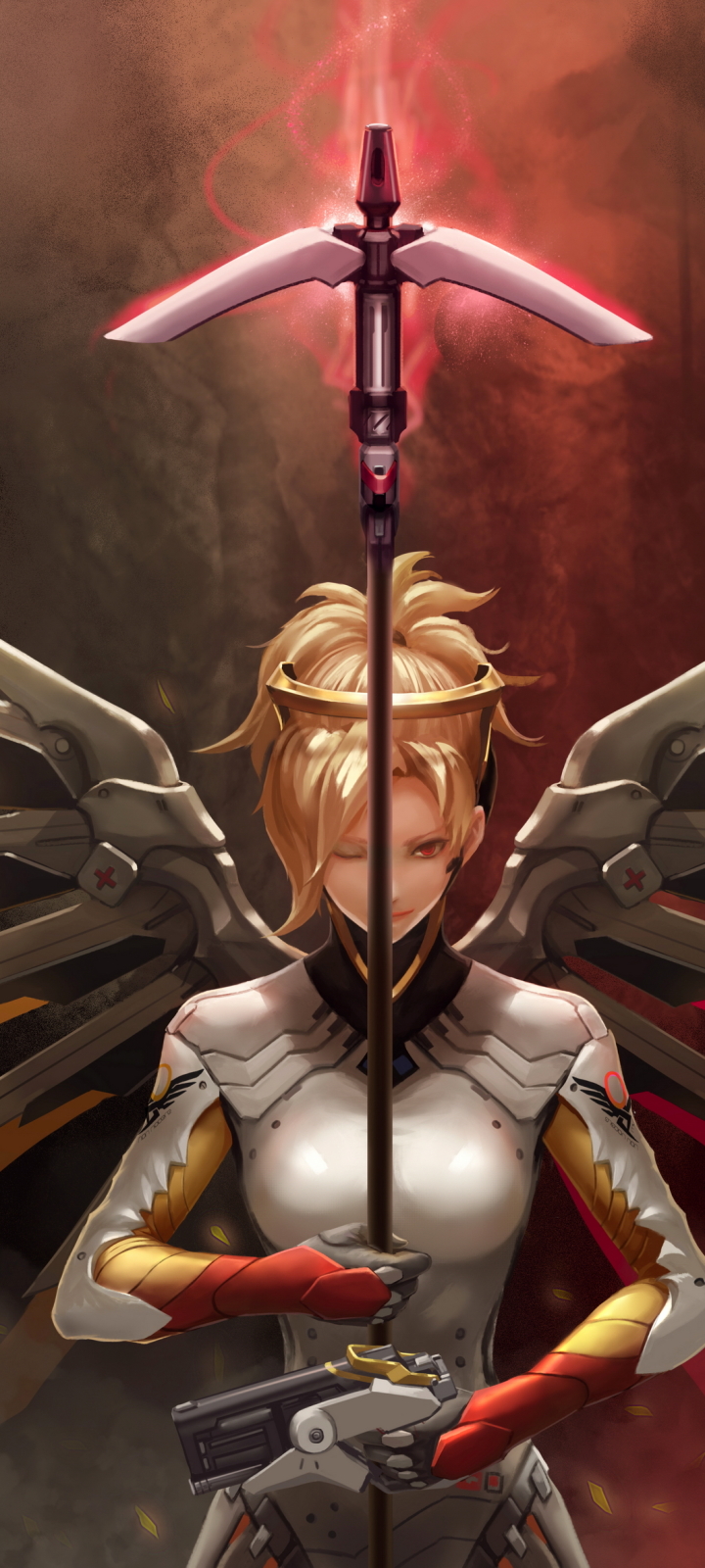 Download mobile wallpaper Overwatch, Video Game, Mercy (Overwatch) for free.