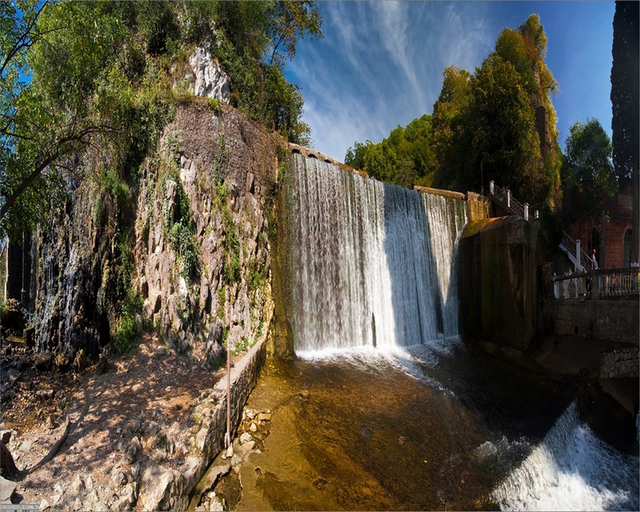 Handy-Wallpaper Landschaft, Wasser, Wasserfälle kostenlos herunterladen.