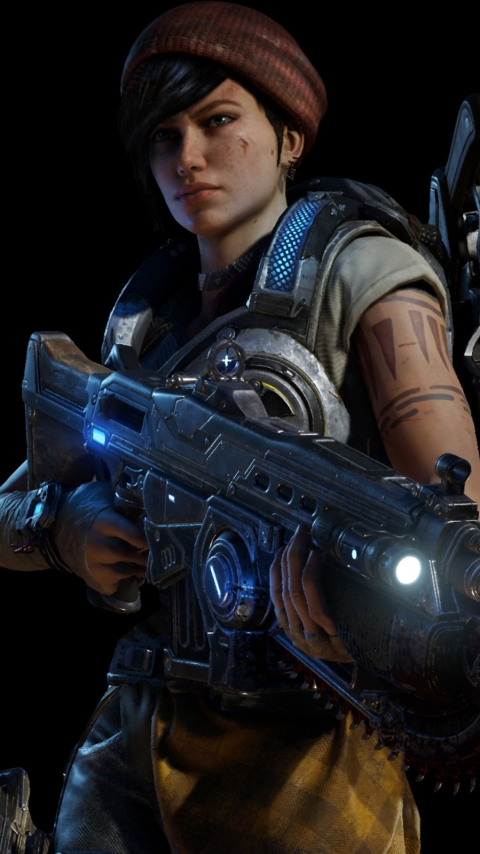 Download mobile wallpaper Gears Of War, Video Game, Gears Of War 4, Kait Diaz for free.